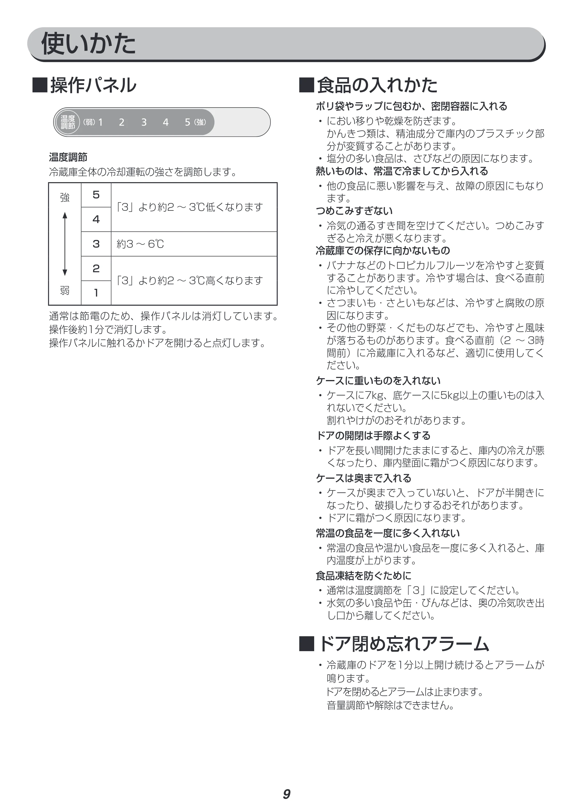 アイリスオーヤマ IRSN-14A 取扱説明書 — 原本ページ — 9ページ