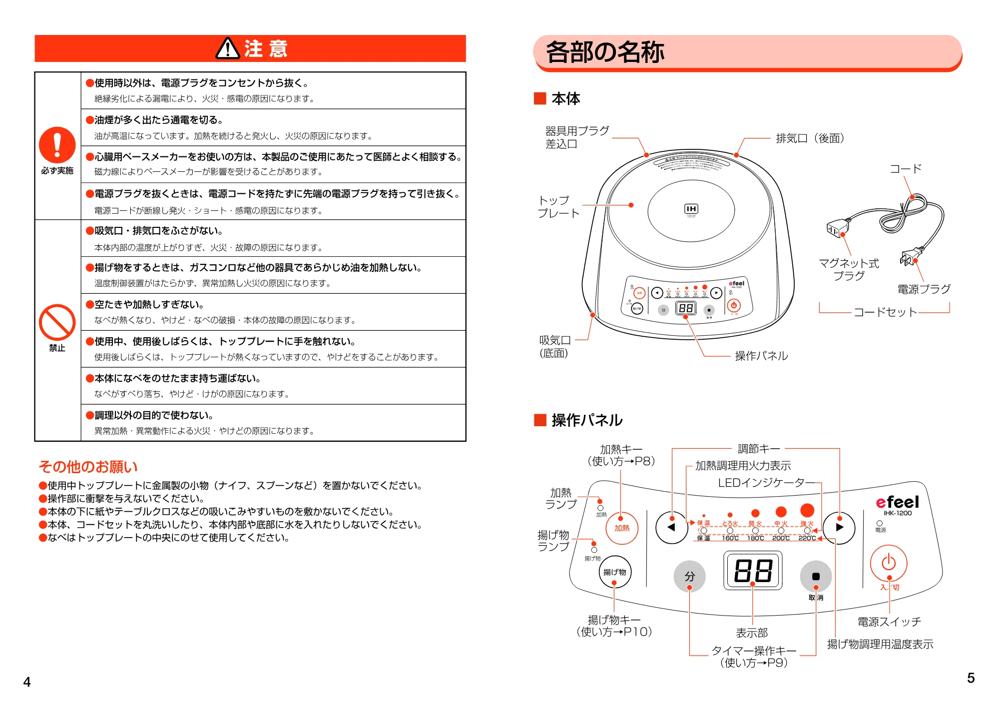 アイリスオーヤマ IHK-1200 取扱説明書 — 原本ページ — 3ページ