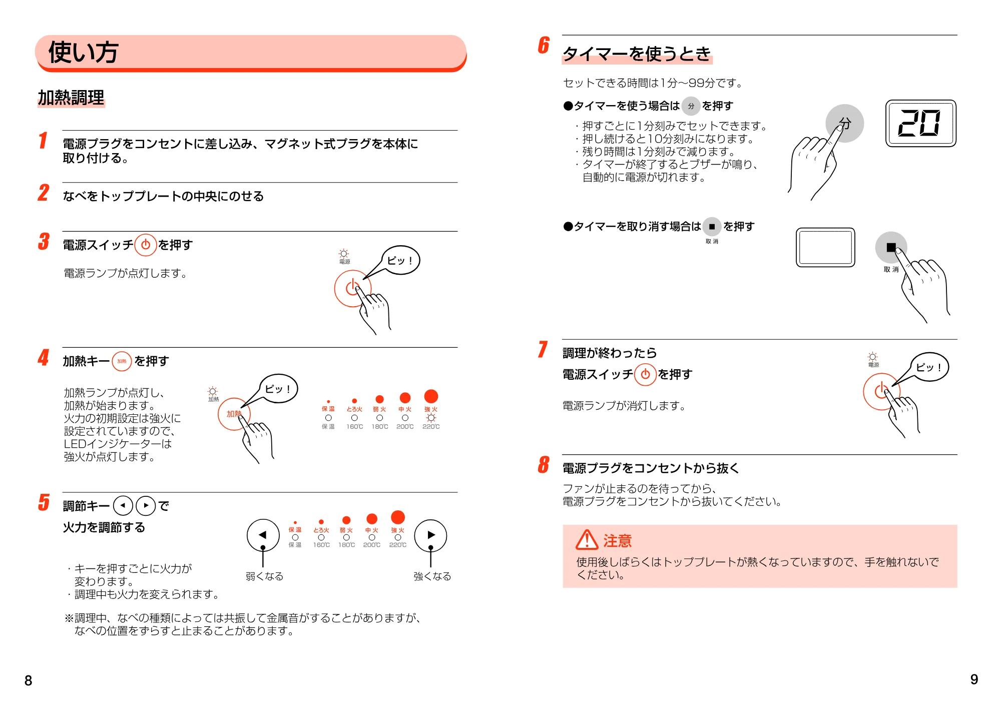 アイリスオーヤマ IHK-1200 取扱説明書 — 原本ページ — 5ページ