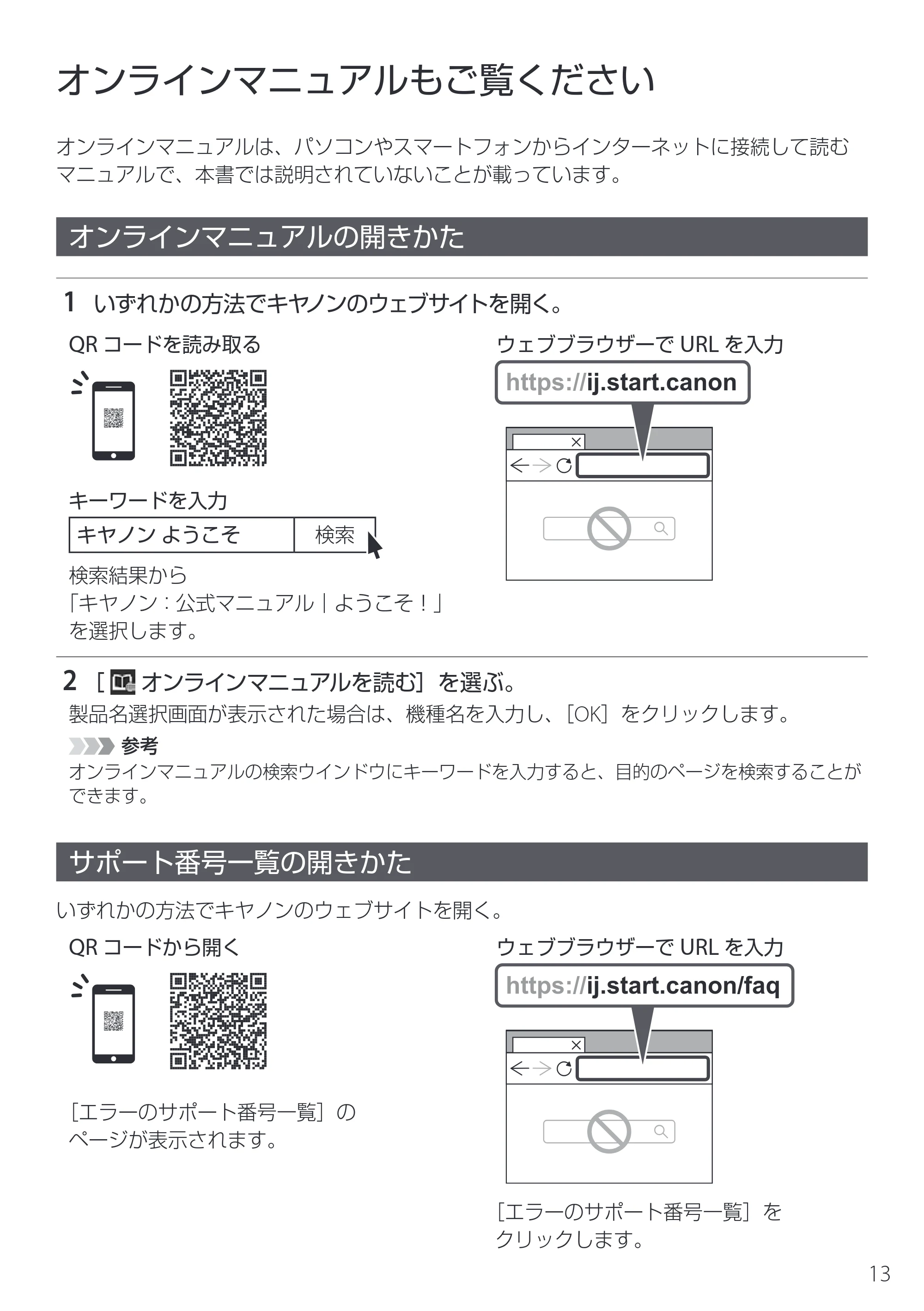 キヤノン PIXUS TS7630 設置・基本操作マニュアル 2025年10月22日掲載（PDF：5.1MB） — オンラインマニュアルもご覧ください — 原本ページ — 15ページ