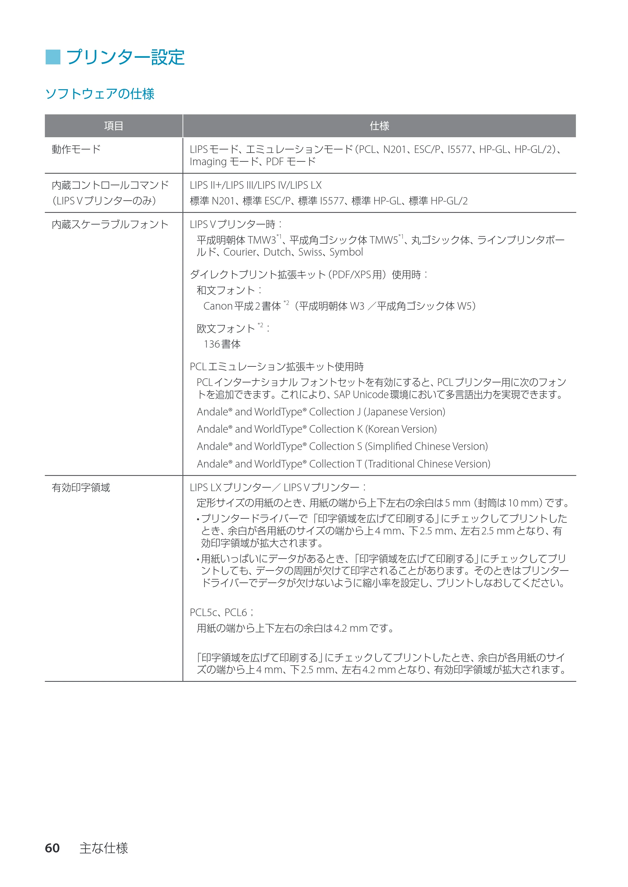 キヤノン imageRUNNER ADVANCE C350F スタートアップとメンテナンス 2014年10月17日更新（PDF：10.46MB） — プリンター設定 — 原本ページ — 62ページ