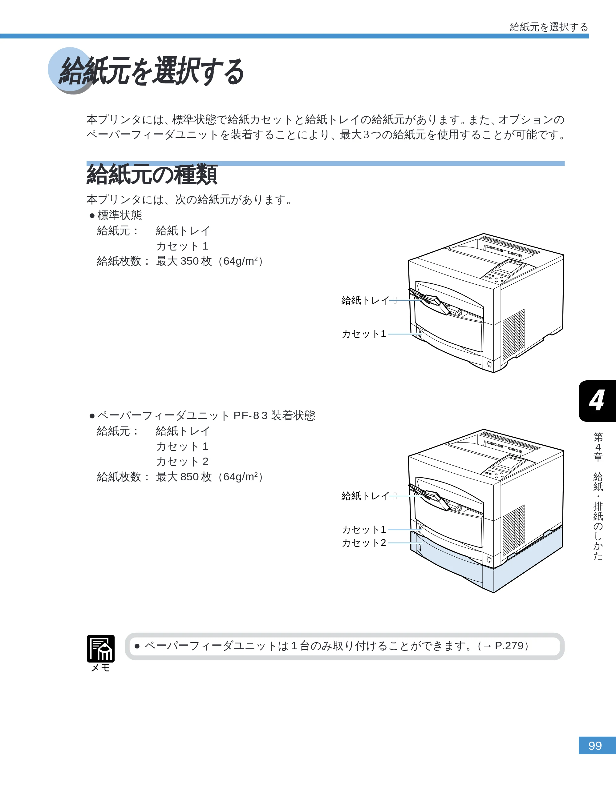 キヤノン LBP-2050 ユーザーズガイド （PDF形式／10.14Mバイト） — 給紙元を選択する — 原本ページ — 102ページ