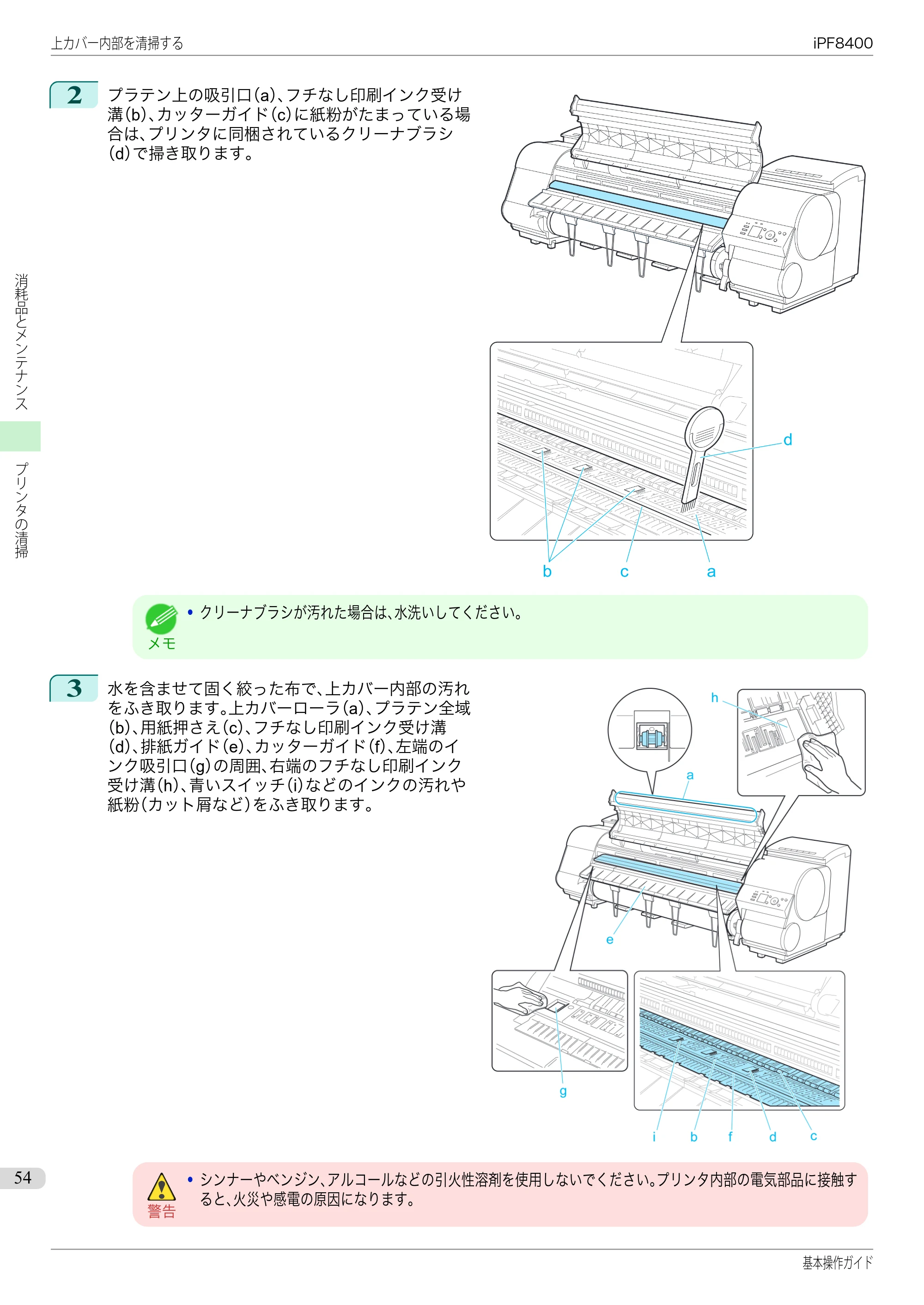 キヤノン iPF8400 基本操作ガイド（PDF：19.4MB） — 原本ページ — 54ページ
