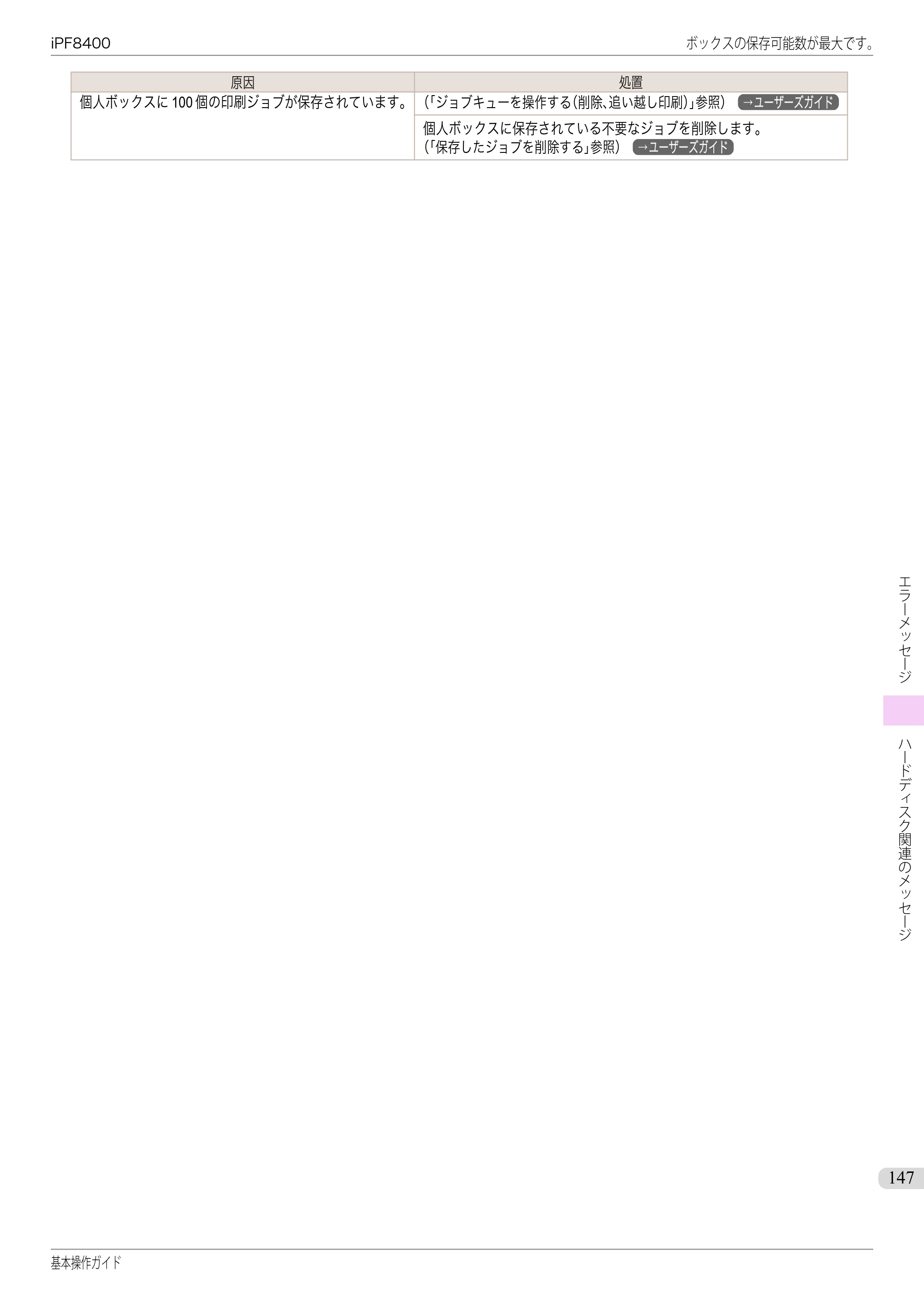 キヤノン iPF8400 基本操作ガイド（PDF：19.4MB） — 原本ページ — 147ページ