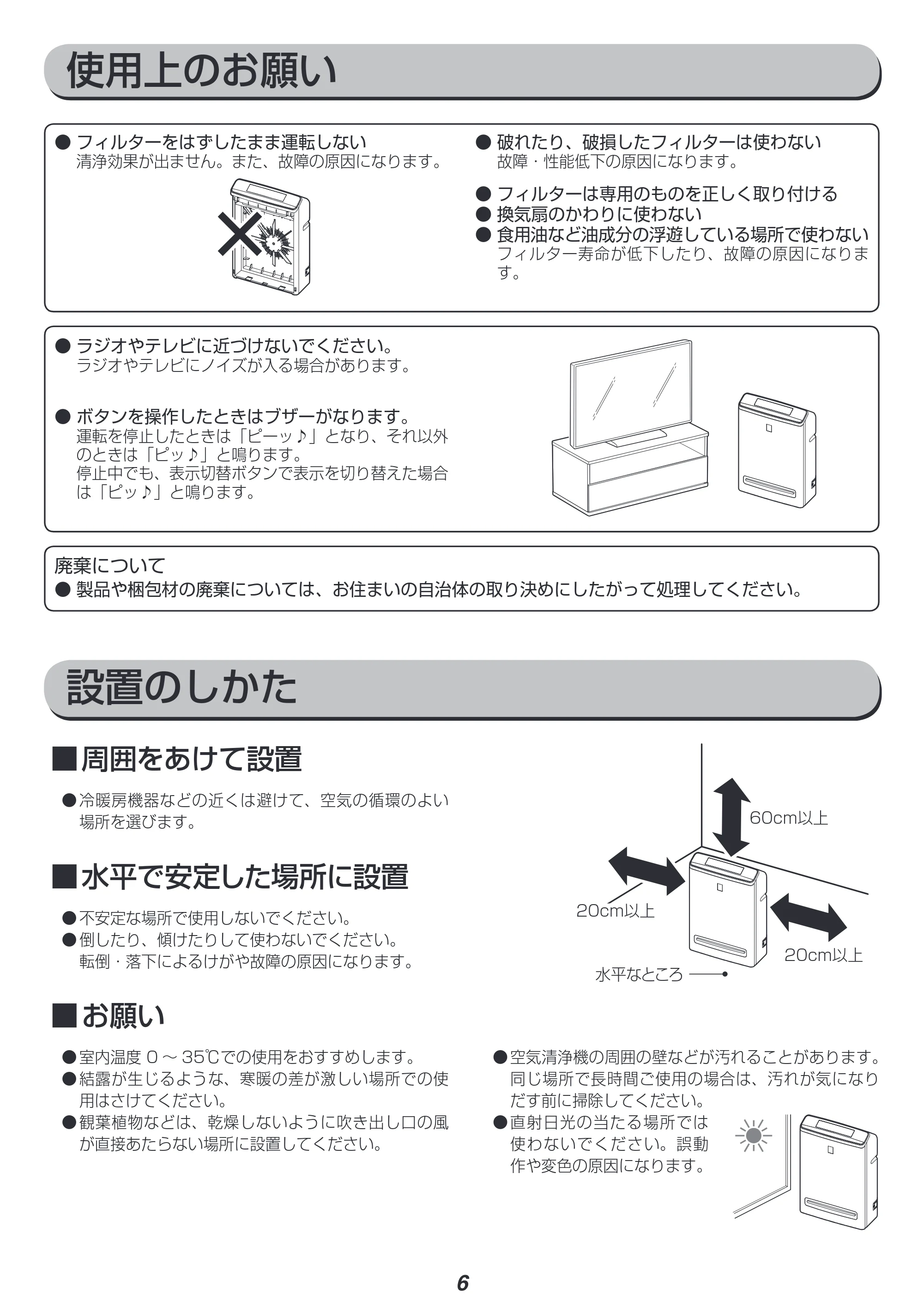 アイリスオーヤマ PM2 / PMMS-AC100 取扱説明書 — 原本ページ — 6ページ