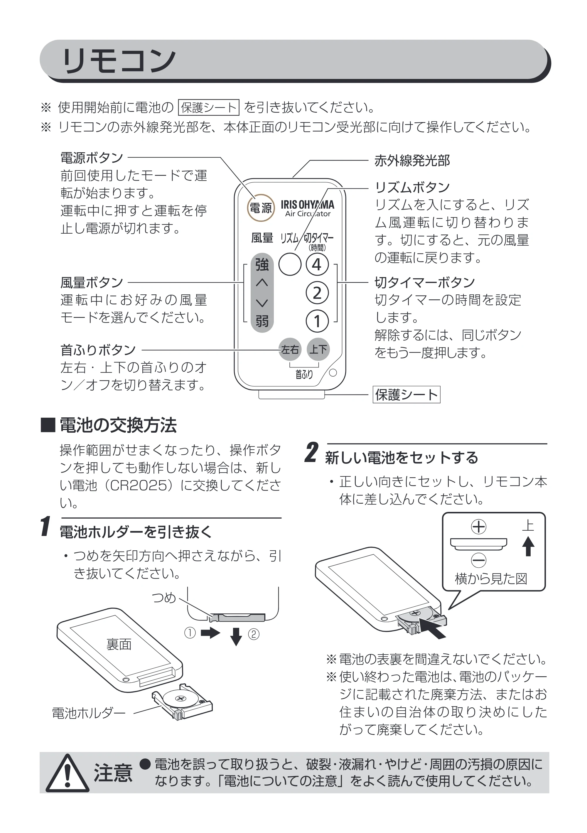 アイリスオーヤマ PCF-KSC151T 取扱説明書 — 原本ページ — 9ページ