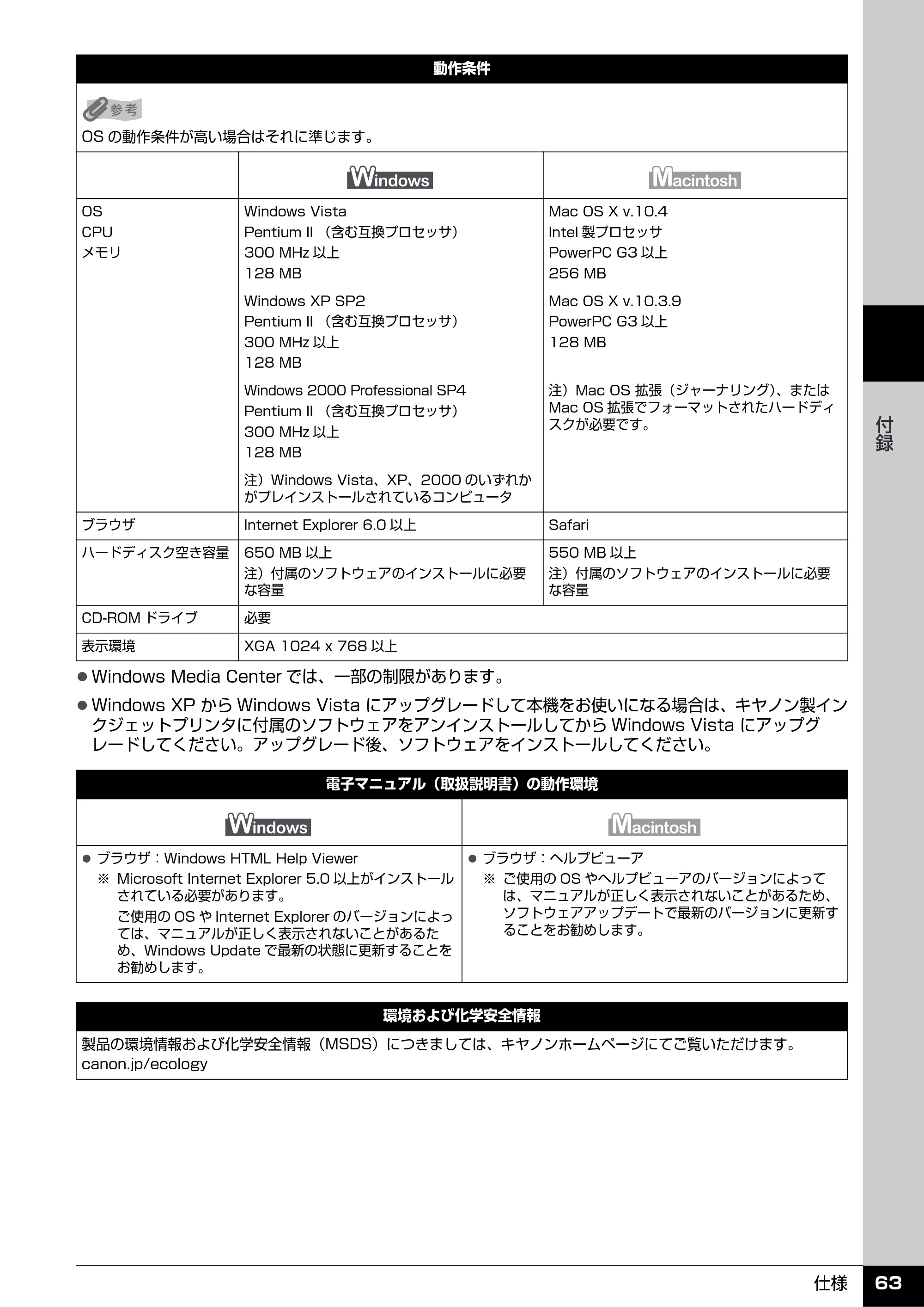 キヤノン PIXUS MX7600 操作ガイド (お手入れ・困ったときには編) (PDF形式/7.23Mバイト) — 原本ページ — 64ページ