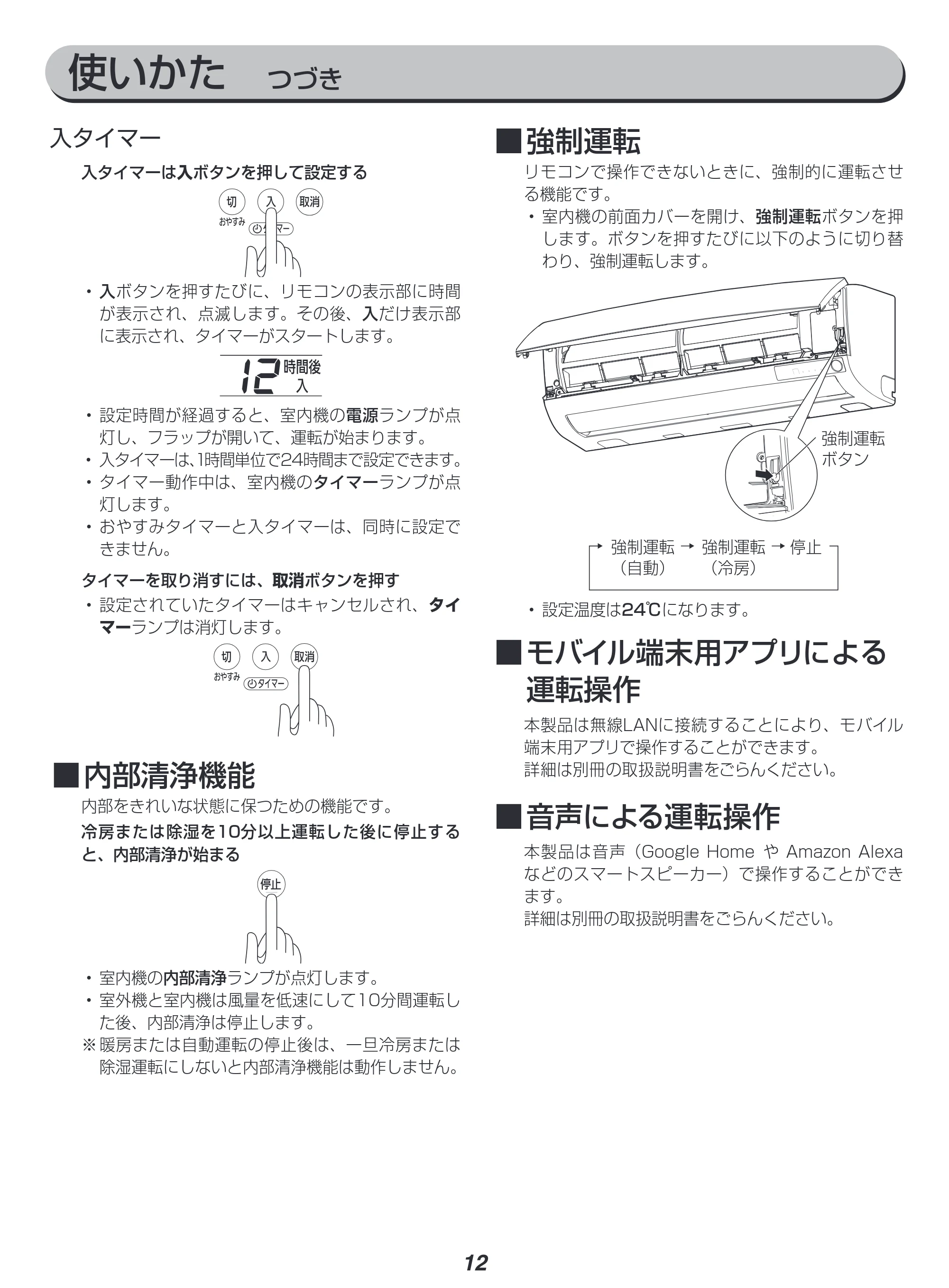アイリスオーヤマ IRA-2804W 取扱説明書 — 原本ページ — 12ページ