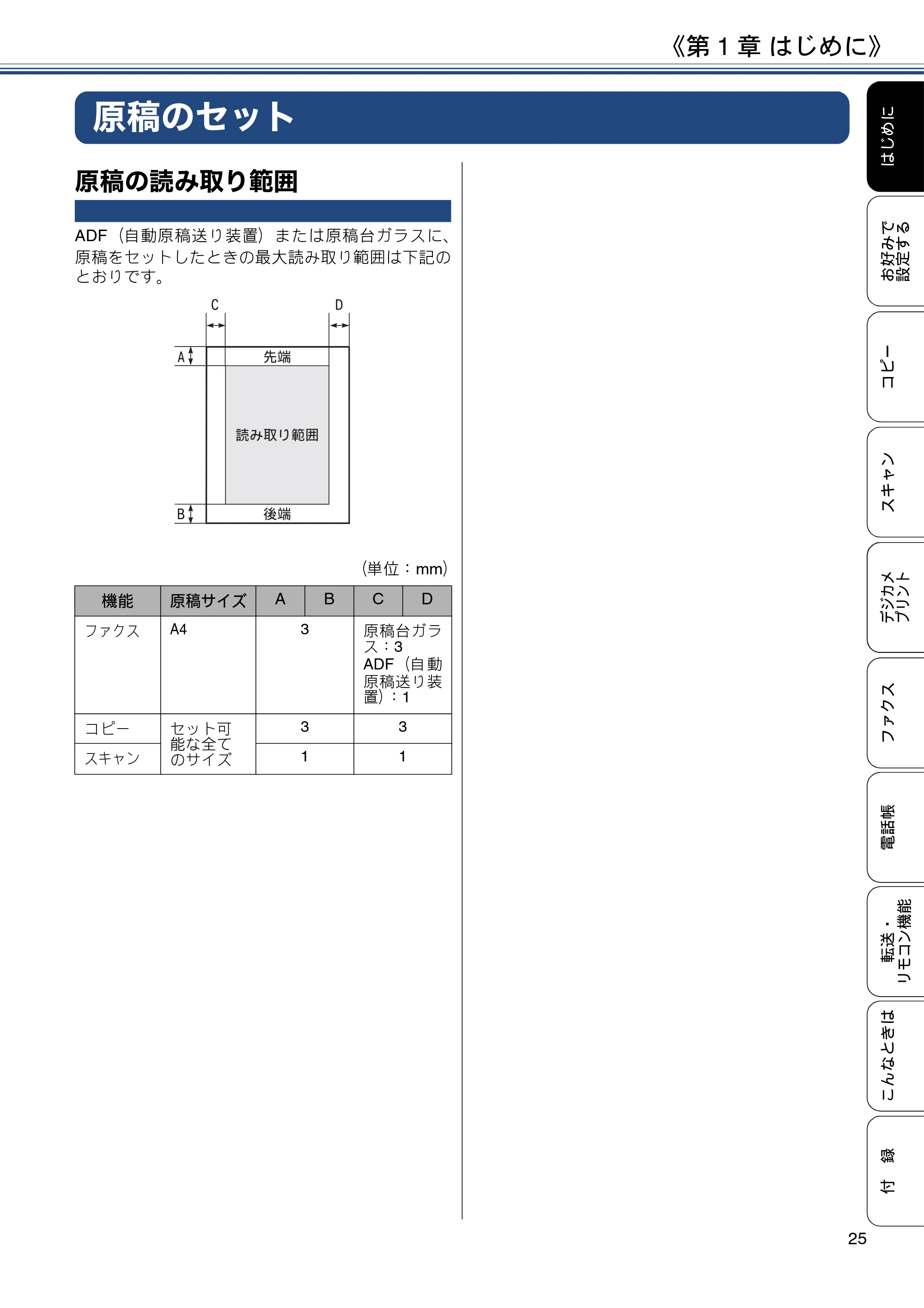 ブラザー MFC-J4725N ユーザーズガイド ~応用編~ — 原稿のセット — 原本ページ — 25ページ