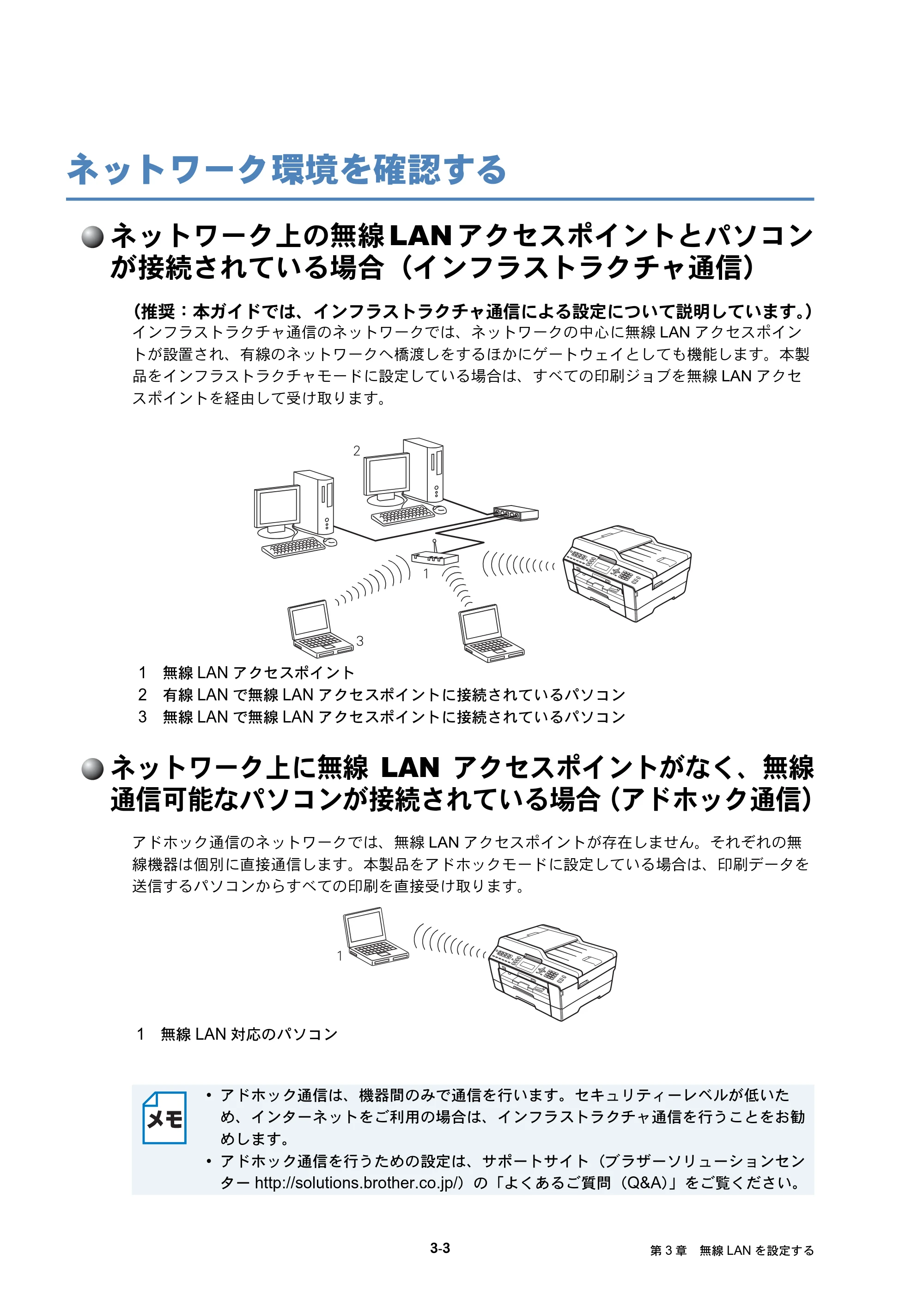 ブラザー MFC-J6510DW / MFC-J6710CDW / MFC-J6910CDW ユーザーズガイド ～ネットワーク操作編～ — ネットワーク環境を確認する — 原本ページ — 18ページ