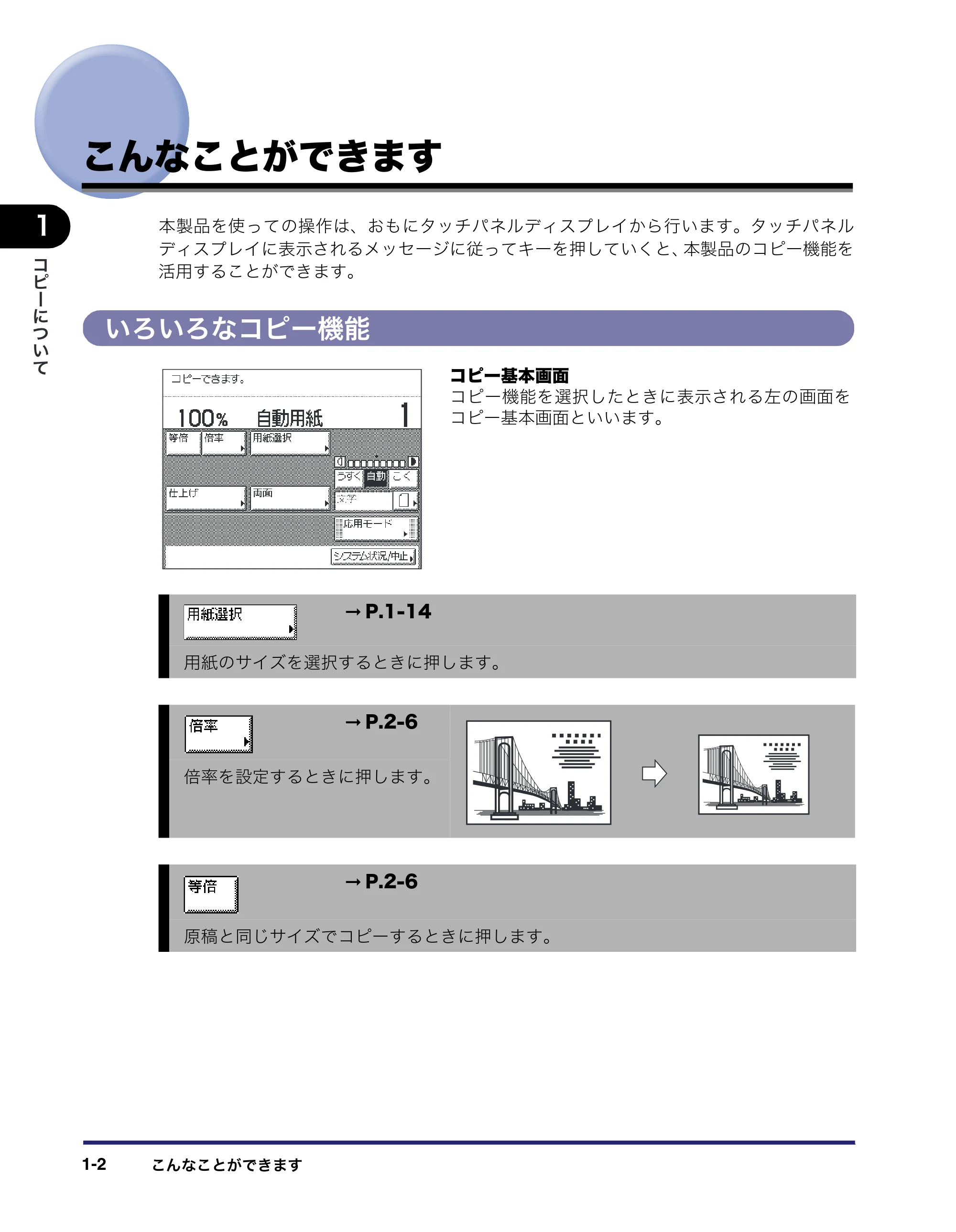 キヤノン MF7450N/MF7350N/MF7330 コピーガイド （PDF形式／5.89Mバイト） — こんなことができます — 原本ページ — 12ページ