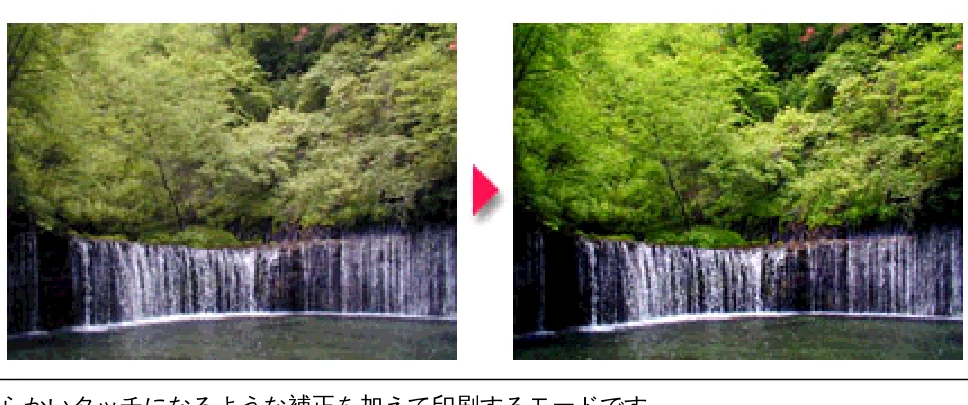 エプソン CC-570L CC-570L ユーザーズガイド (Macintosh版) — 写真を自動補正して印刷(オートフォトファイン!5)32 — 図版 32-3 — 32ページ