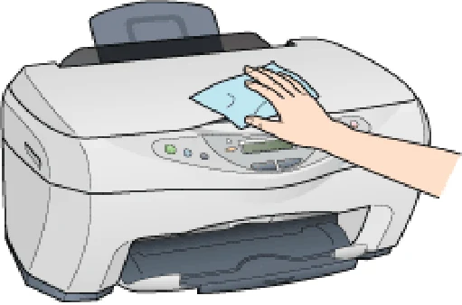 エプソン CC-570L CC-570L ユーザーズガイド (Macintosh版) — 本機のお手入れ方法 — 図版 100-1 — 100ページ