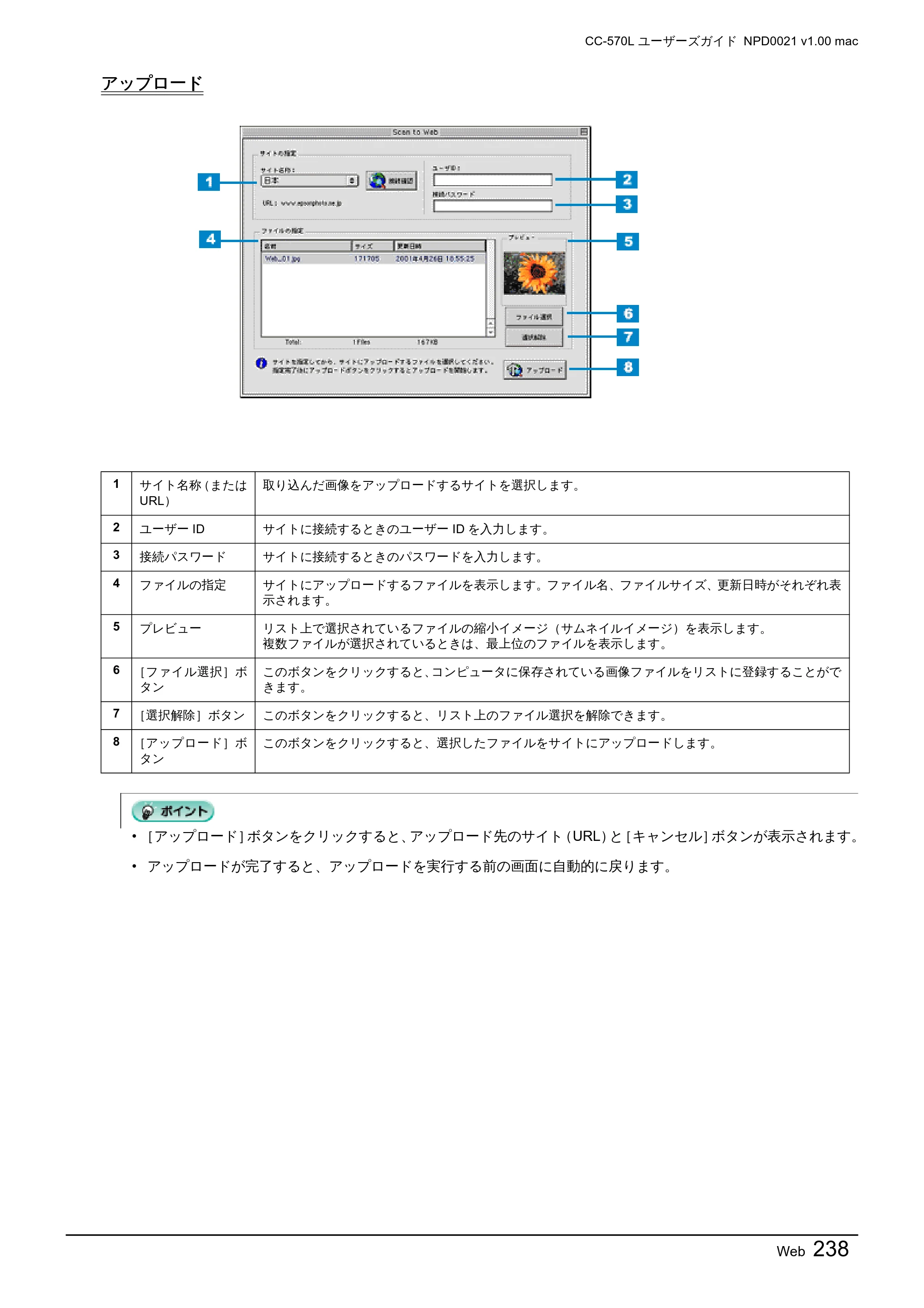 エプソン CC-570L CC-570L ユーザーズガイド (Macintosh版) — アップロード — 原本ページ — 238ページ