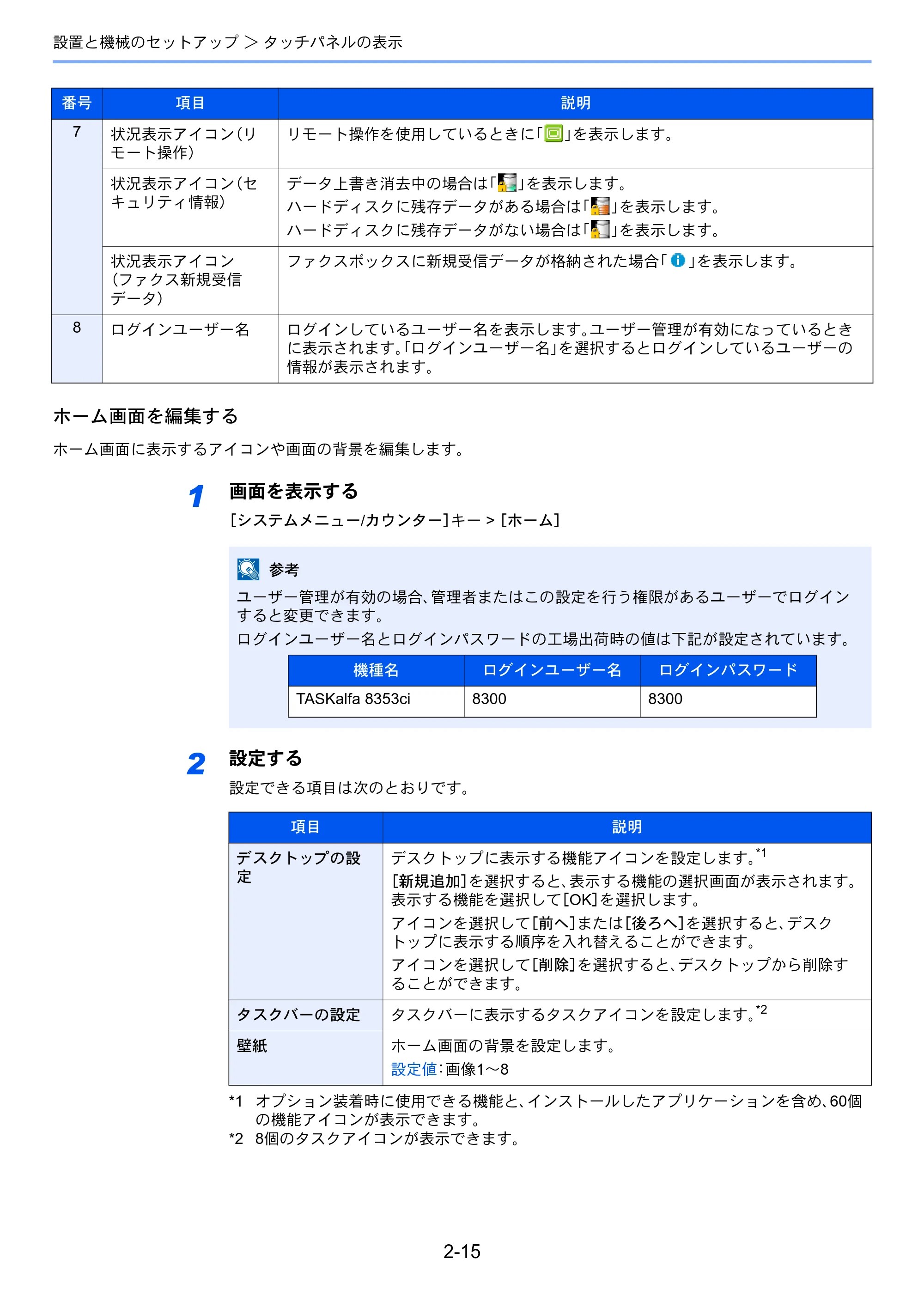 京セラ TASKalfa 8353ci TASKalfa 8353ci 使用説明書 — 原本ページ — 83ページ