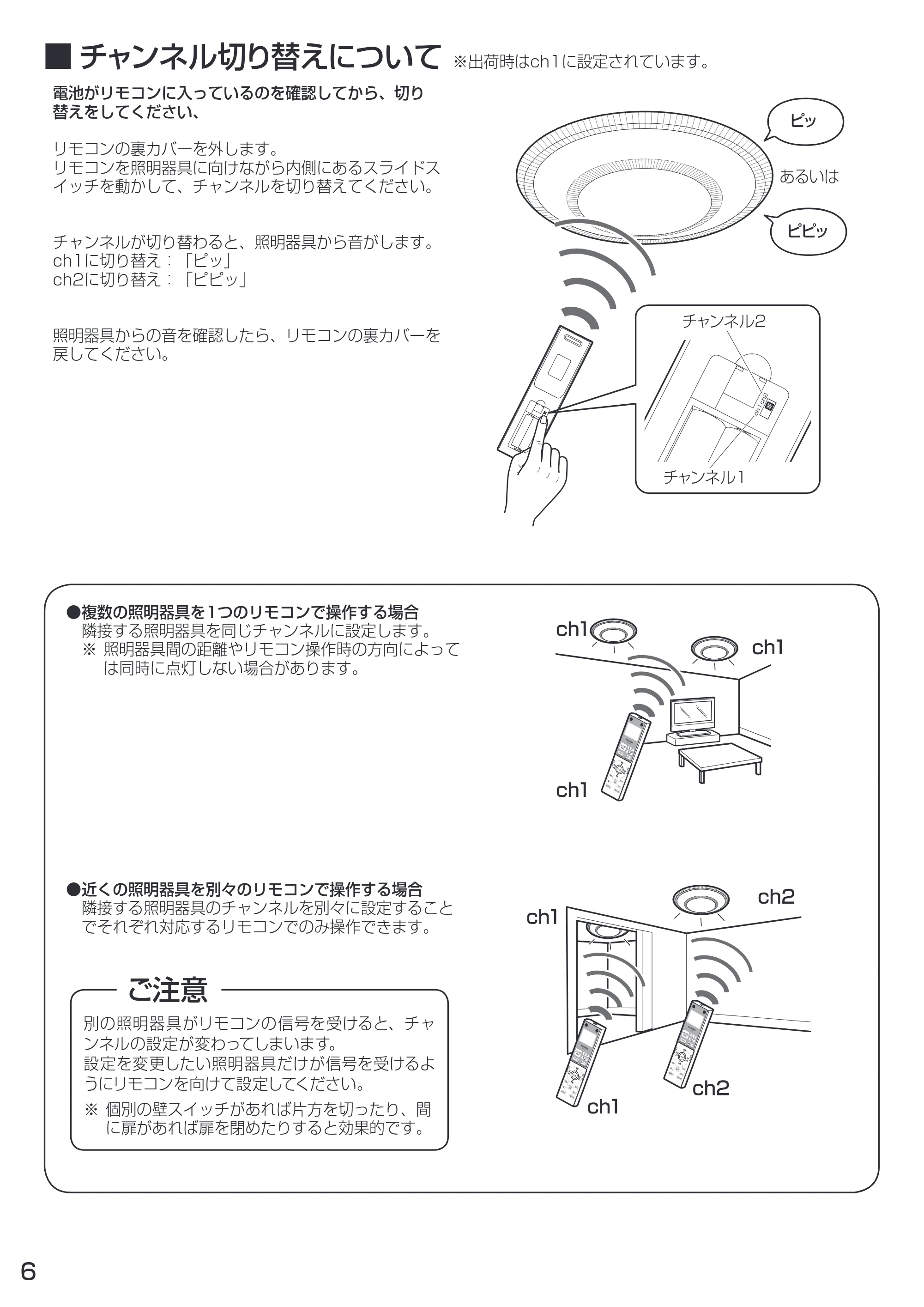 アイリスオーヤマ CL12N-FE 取扱説明書 — 原本ページ — 6ページ