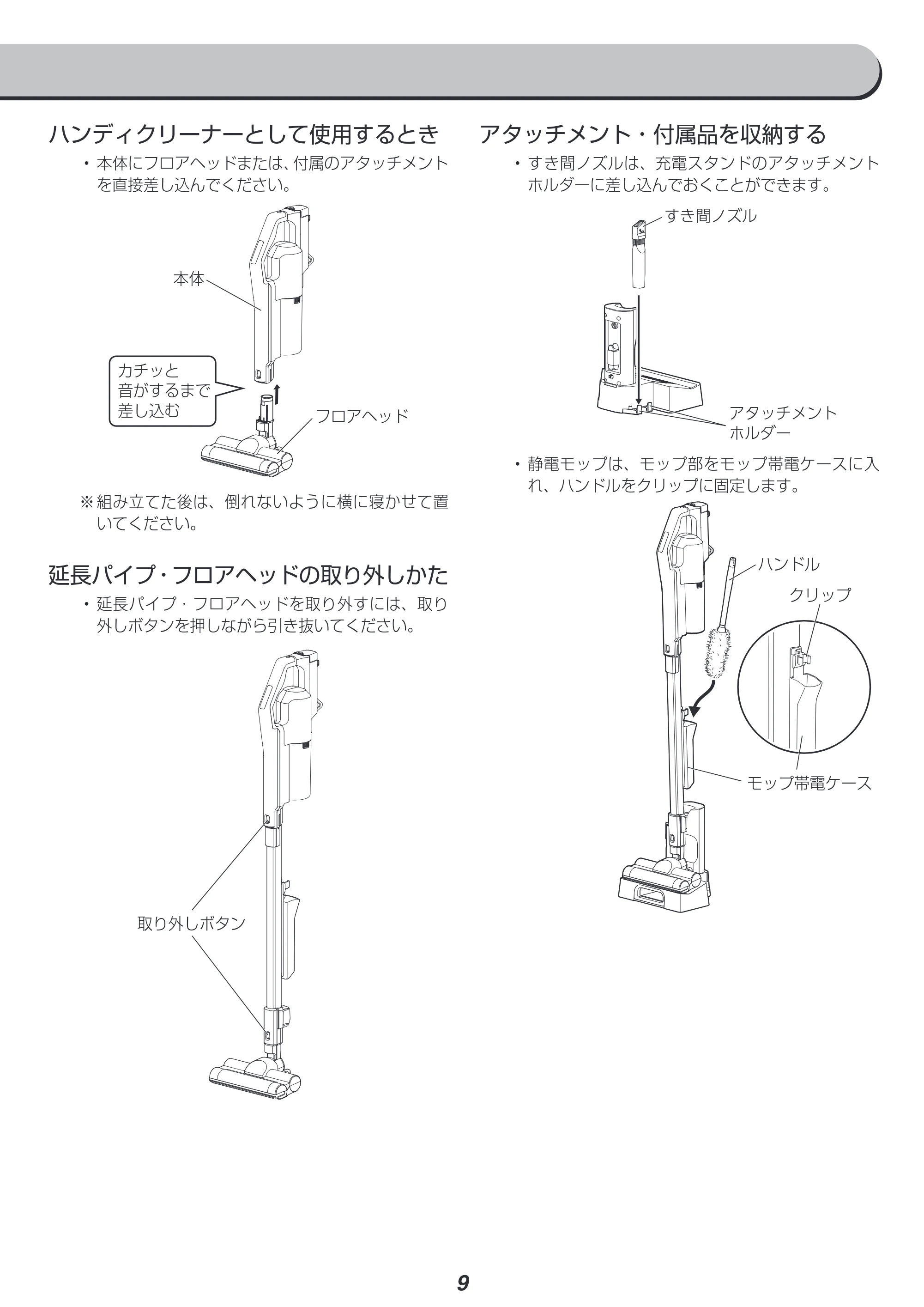 アイリスオーヤマ SCD-R2P 取扱説明書 — 原本ページ — 9ページ
