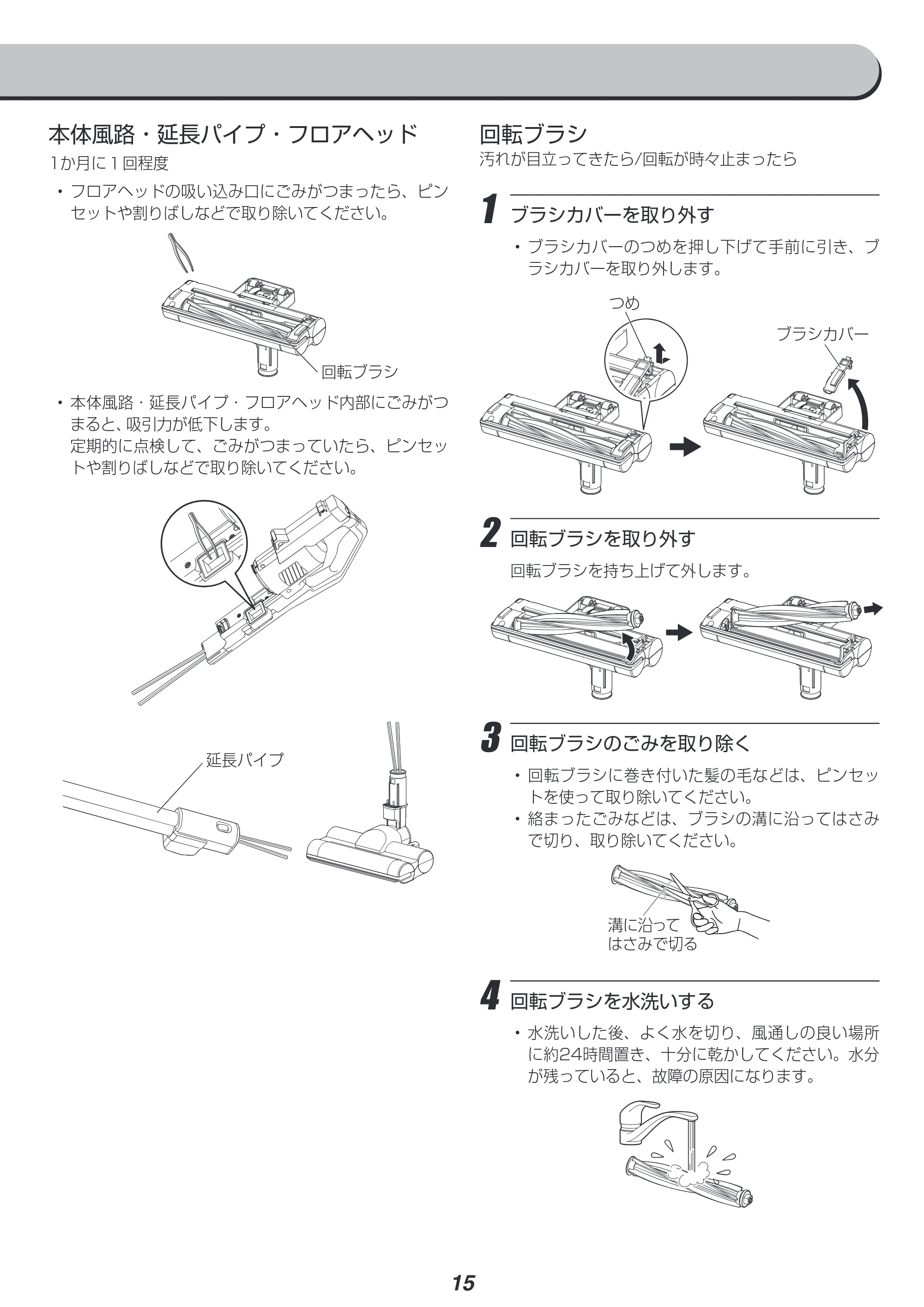 アイリスオーヤマ SCD-R2P 取扱説明書 — 原本ページ — 15ページ