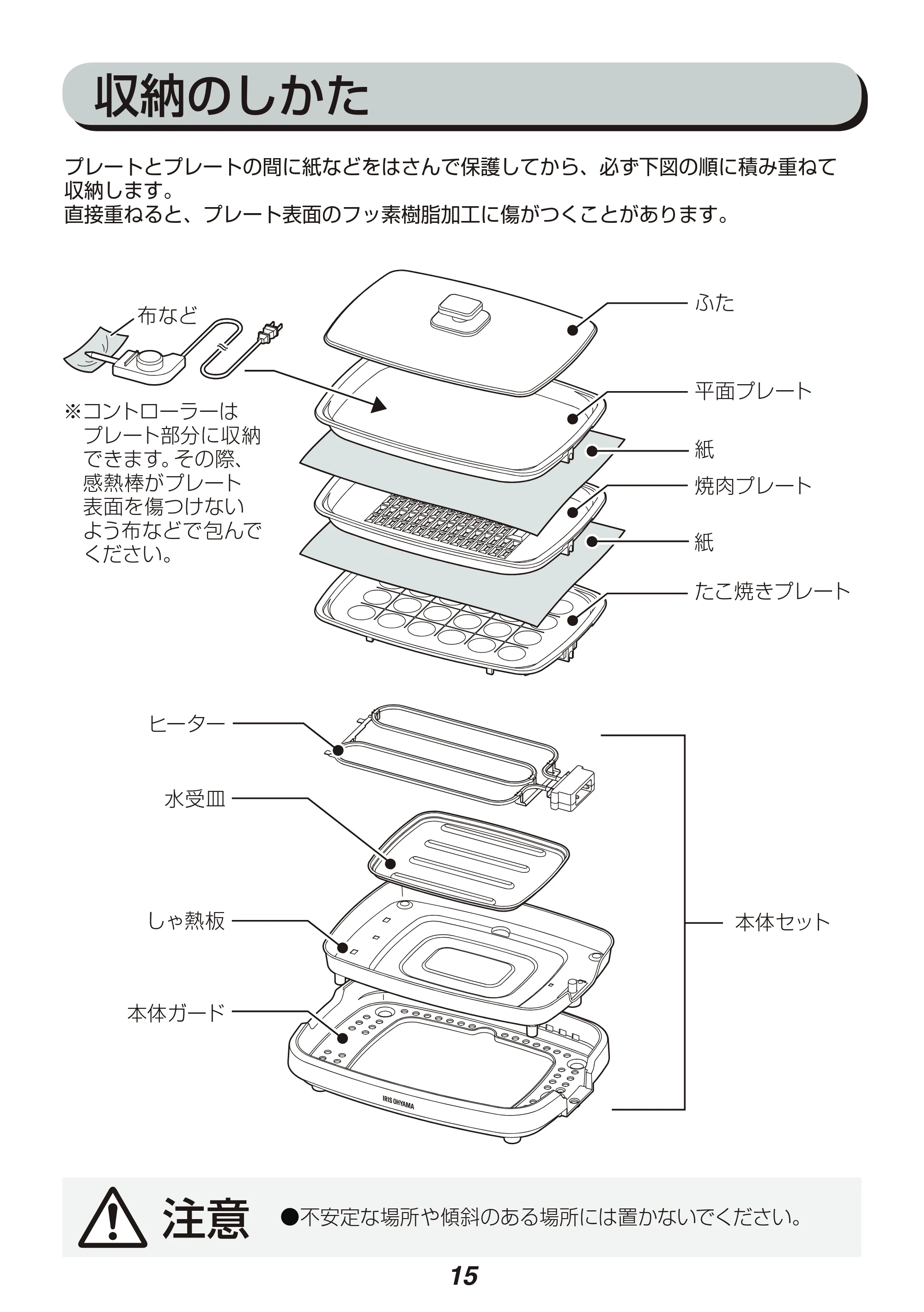 アイリスオーヤマ APA-137 取扱説明書 — 原本ページ — 15ページ