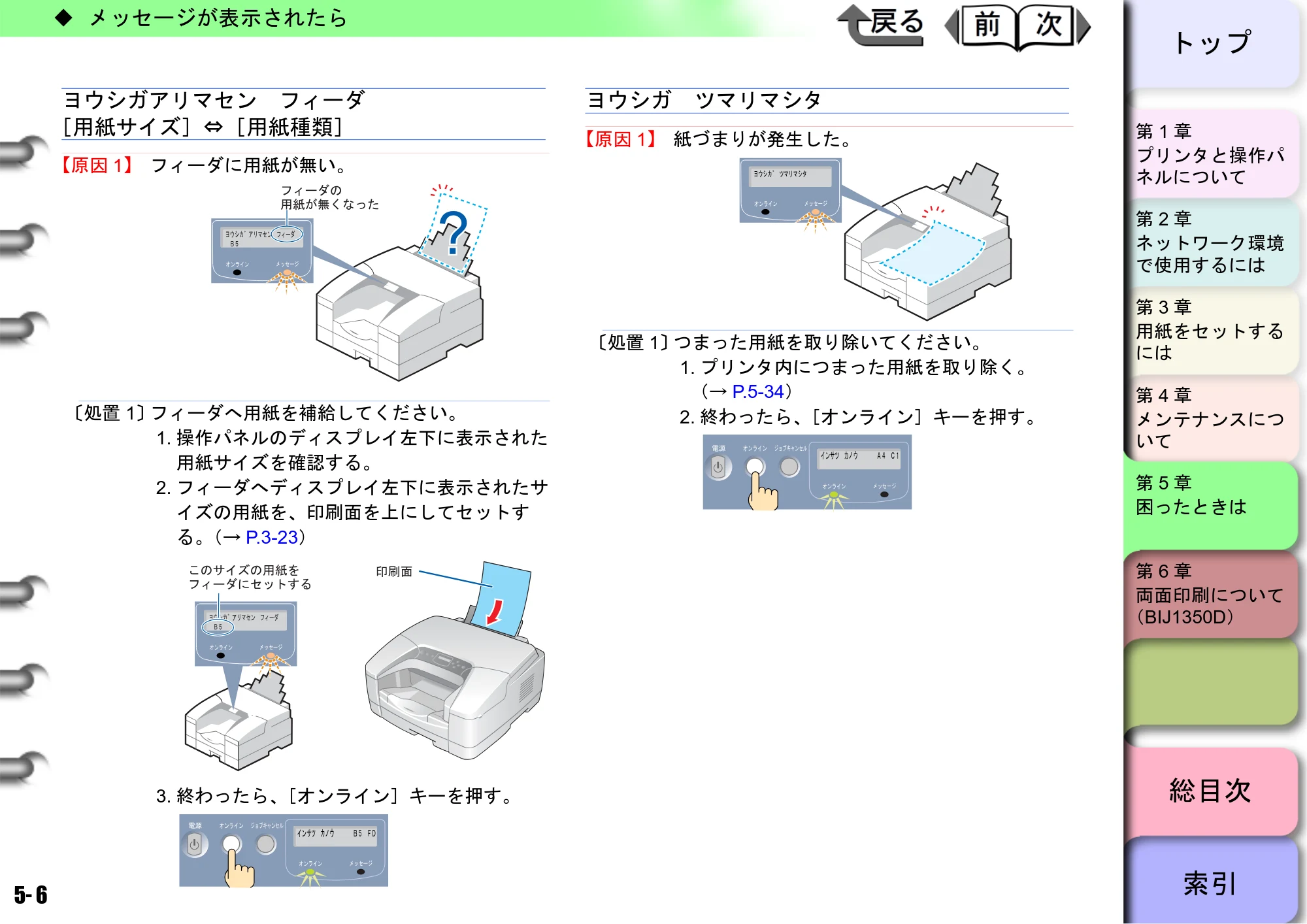 キヤノン BIJ2350/BIJ1350/BIJ1350D ユーザーズガイド（LIPS編） （PDF形式／13.25Mバイト） — 原本ページ — 111ページ
