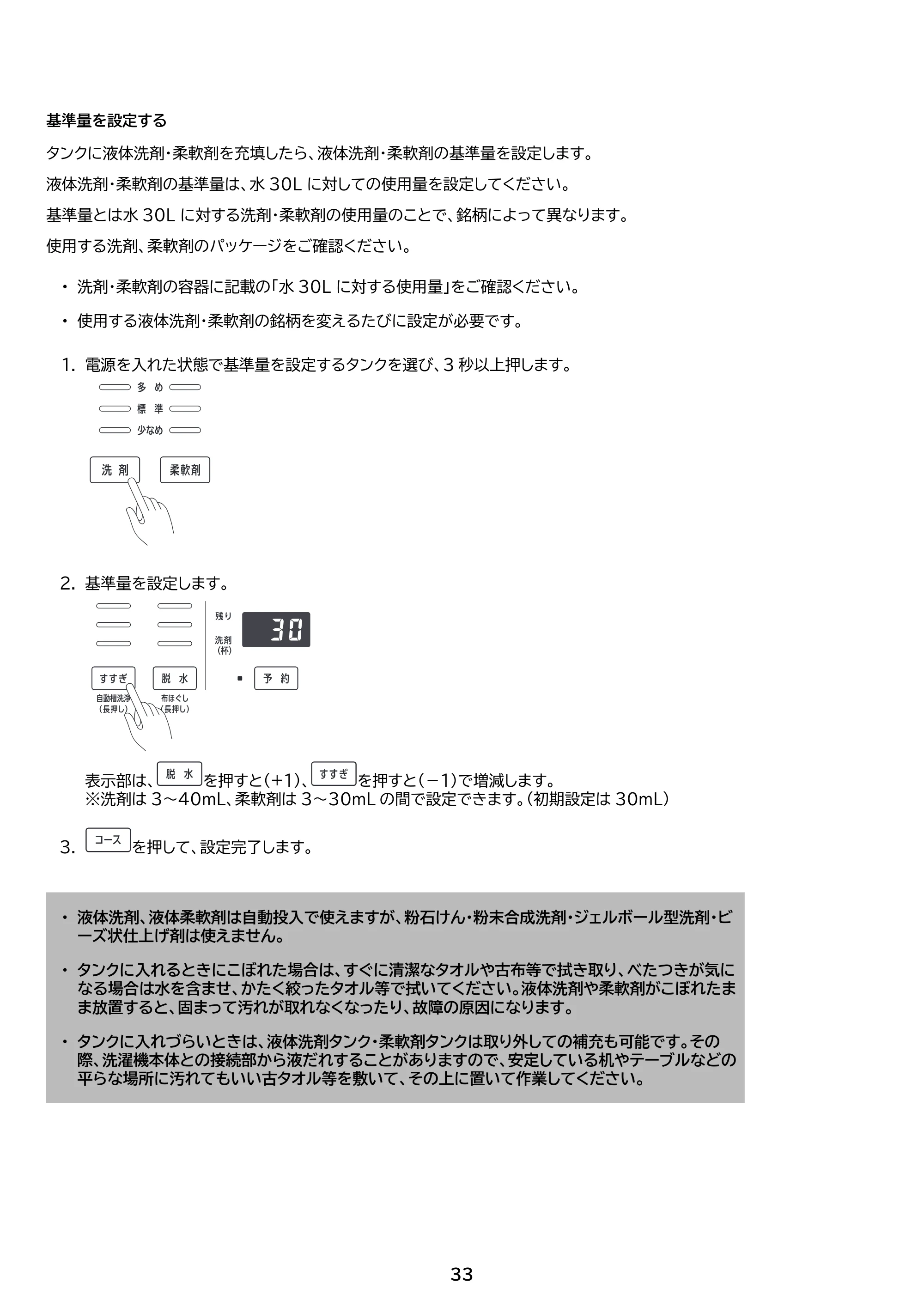 アイリスオーヤマ ITW-85A01 取扱説明書 — 原本ページ — 33ページ