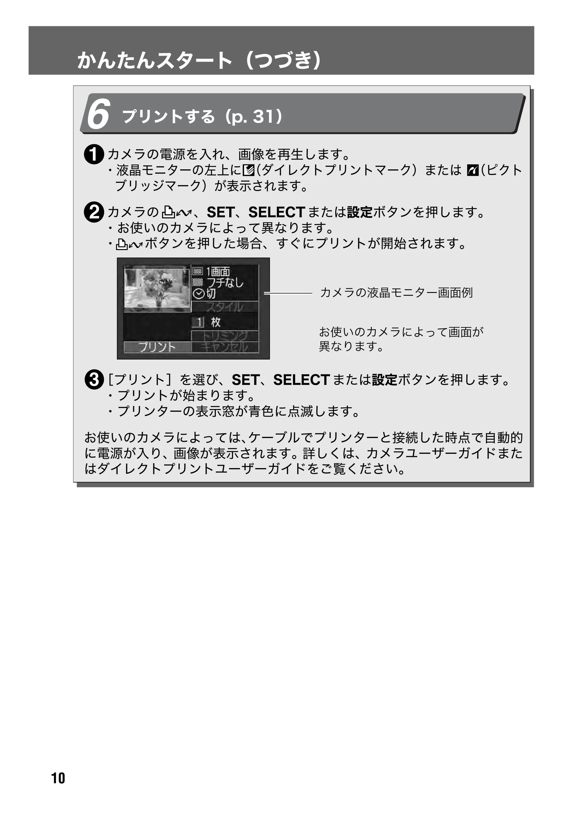 キヤノン SELPHY CP500/CP400 ユーザーガイド (PDF形式/2.03Mバイト) — 原本ページ — 11ページ