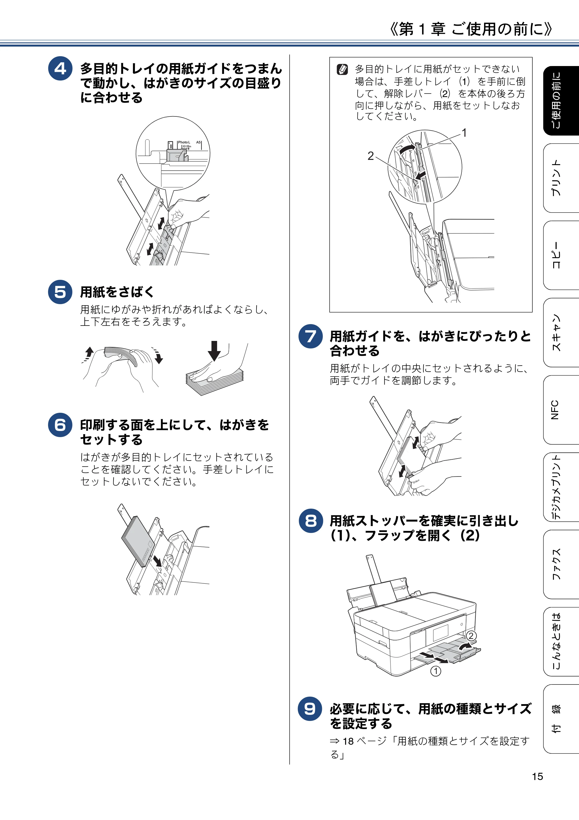 ブラザー MFC-J4720N ユーザーズガイド ~基本編~ — 原本ページ — 15ページ
