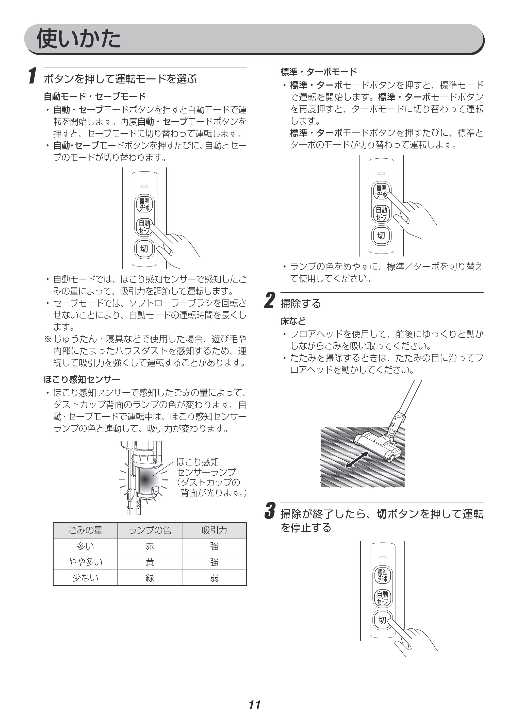 アイリスオーヤマ SCD-M1P 取扱説明書 — 原本ページ — 11ページ