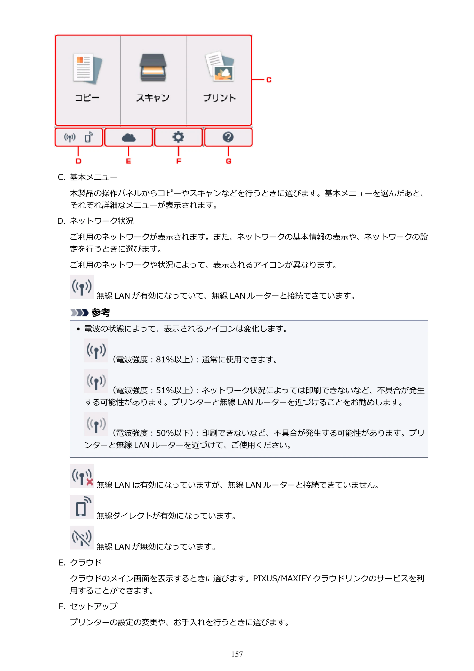 キヤノン PIXUS XK50 電子マニュアル PDF版（Mac版）（PDF：15.4MB） — 原本ページ — 157ページ