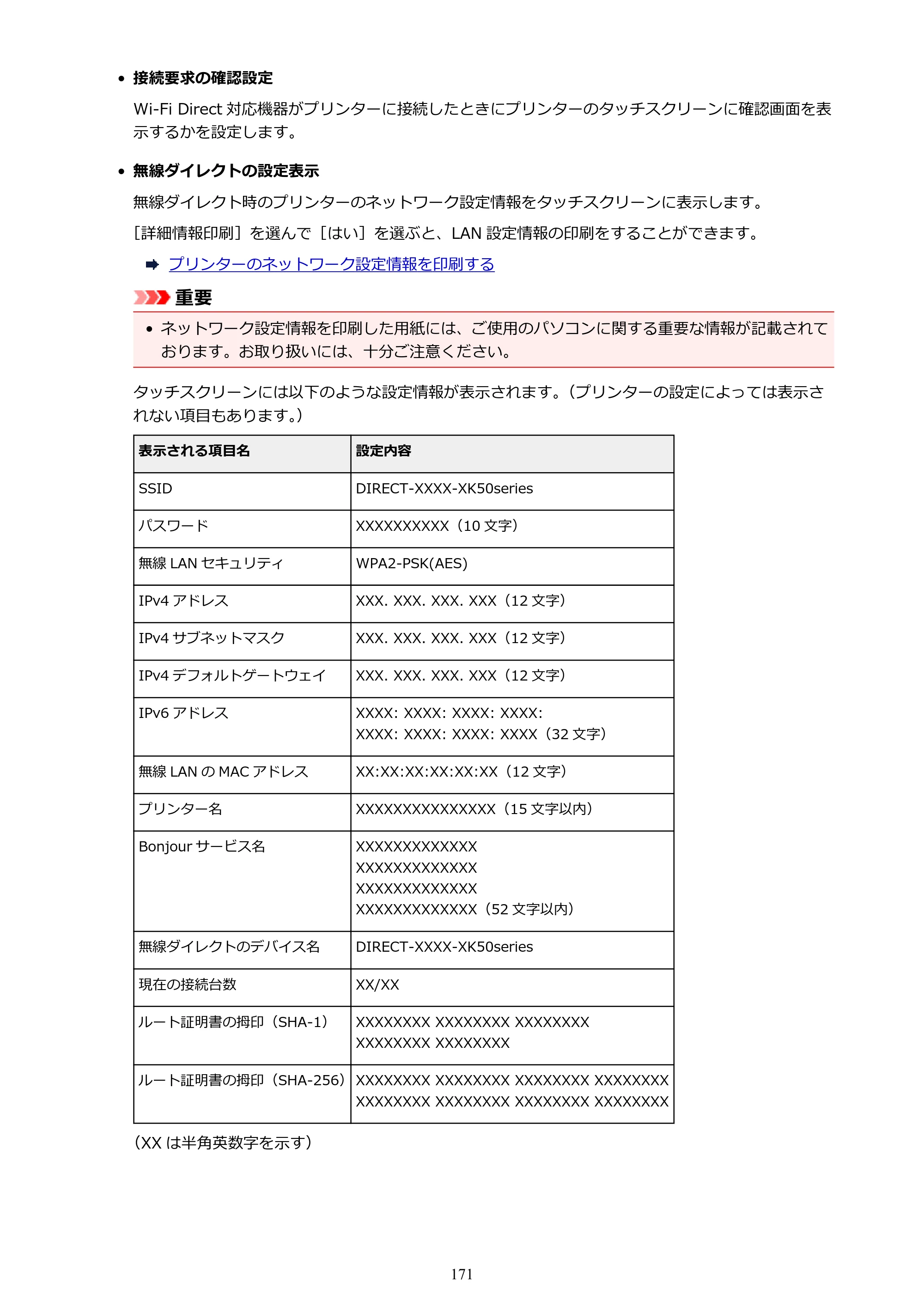 キヤノン PIXUS XK50 電子マニュアル PDF版（Mac版）（PDF：15.4MB） — 原本ページ — 171ページ
