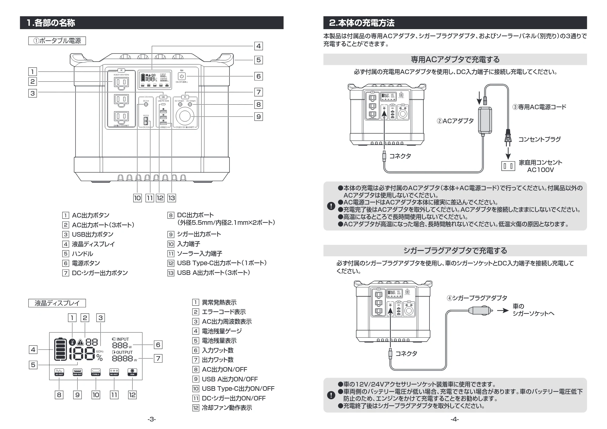 サンワサプライ 702-BTL052SET1 取扱説明書 — 原本ページ — 3ページ