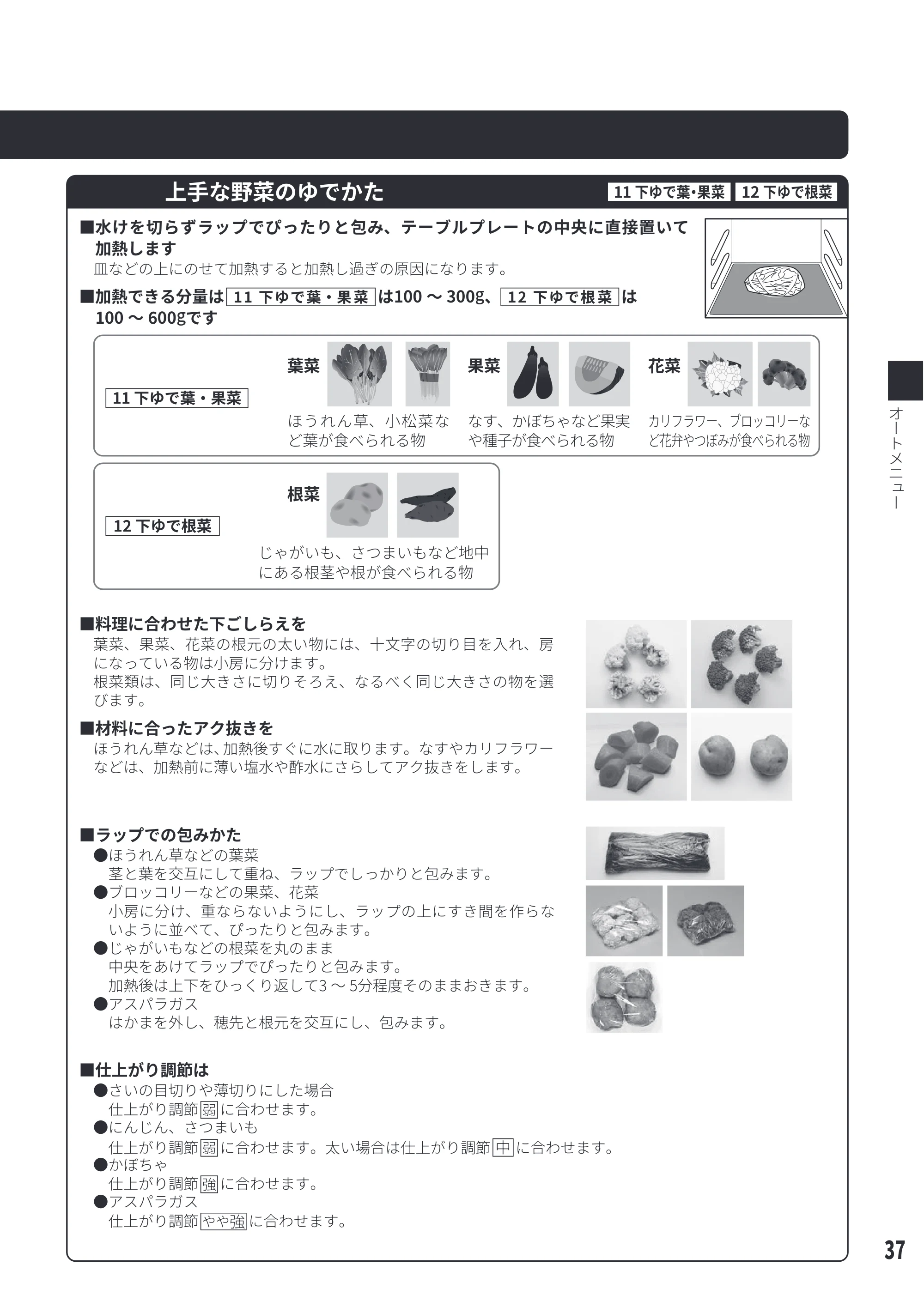 日立 MRO-S23D 取扱説明書 — 原本ページ — 37ページ