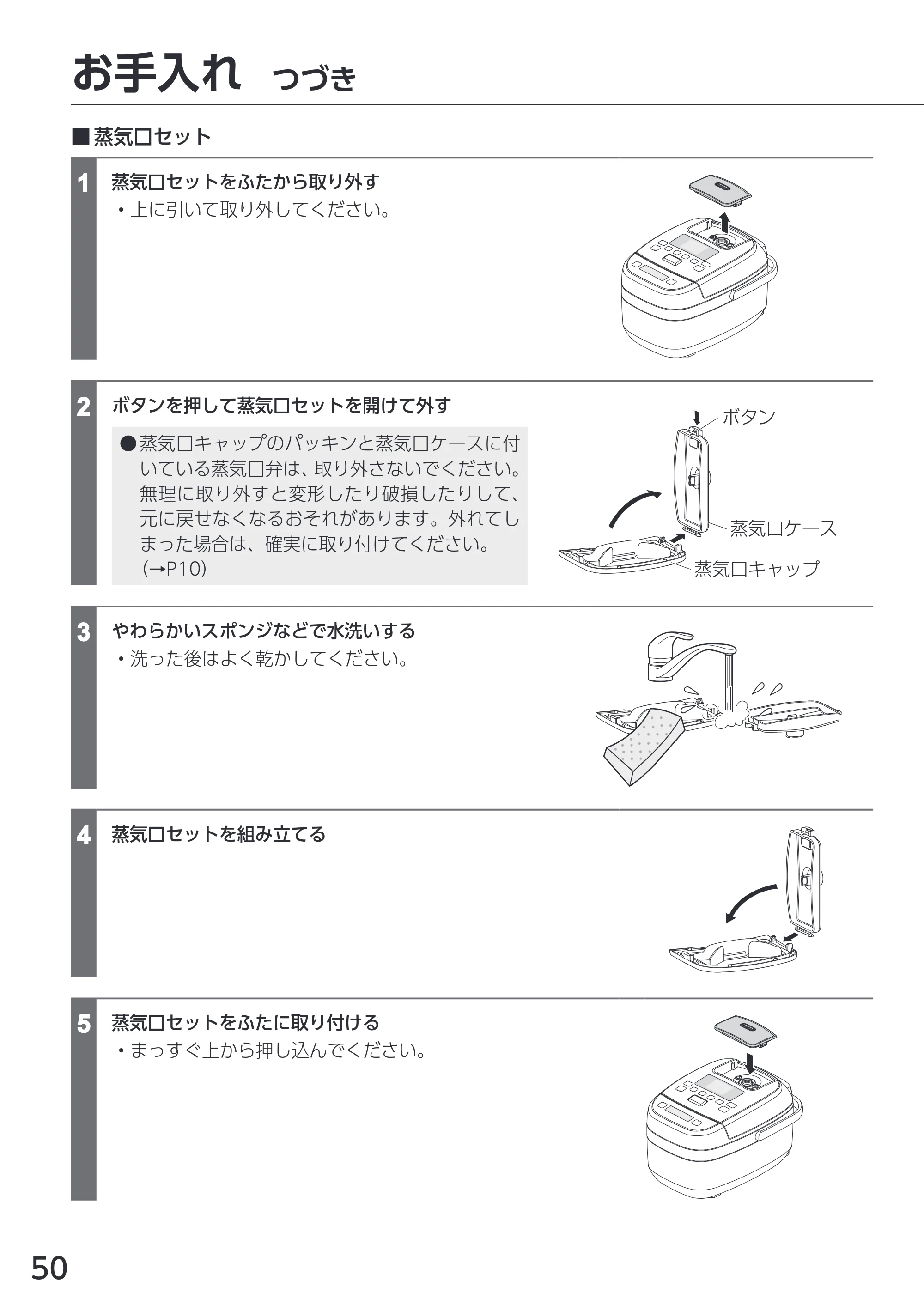 アイリスオーヤマ KRC-PCA50 取扱説明書 — 原本ページ — 50ページ