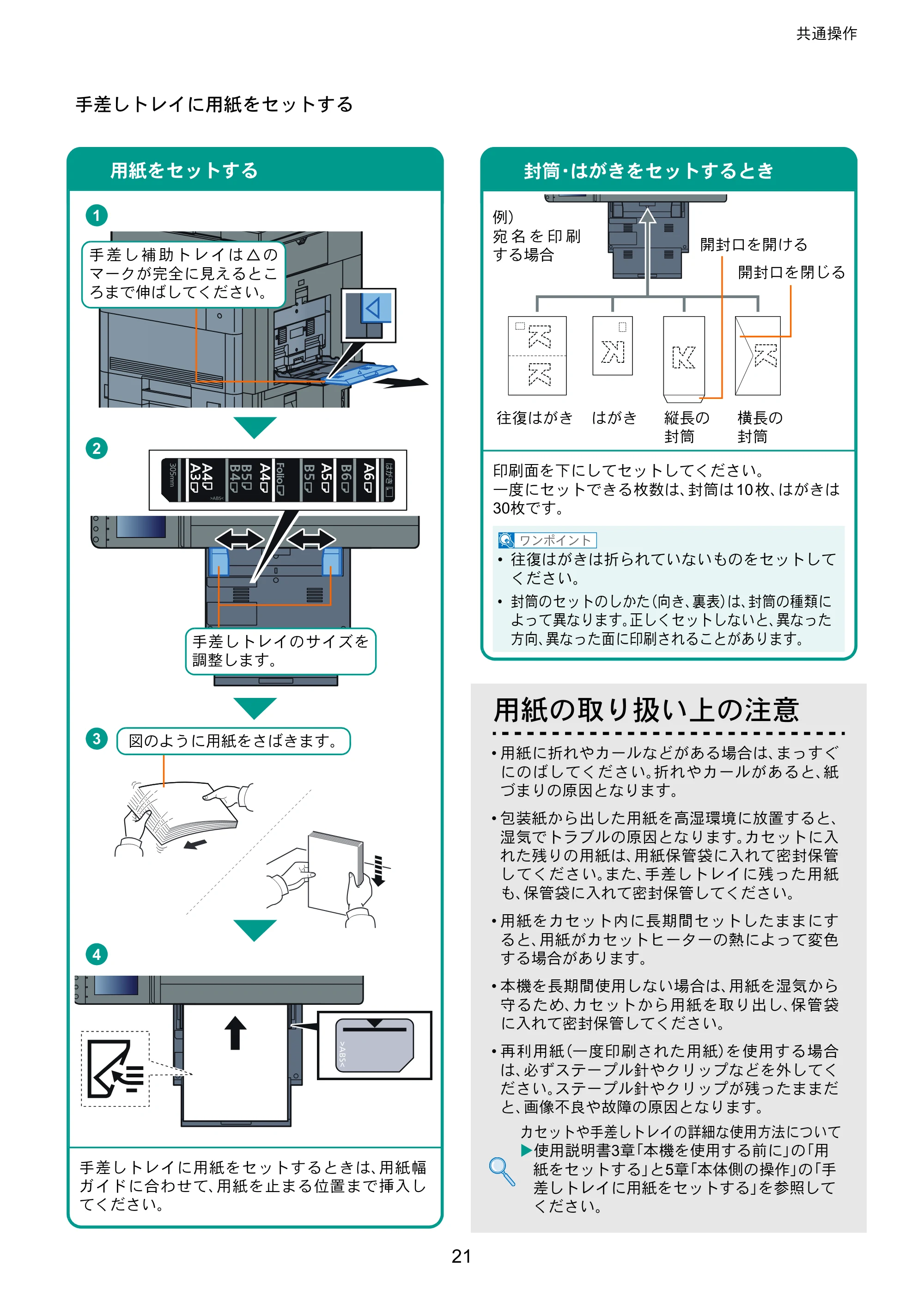 京セラ TASKalfa 8052ci TASKalfa 8052ci クイックガイド — 原本ページ — 21ページ