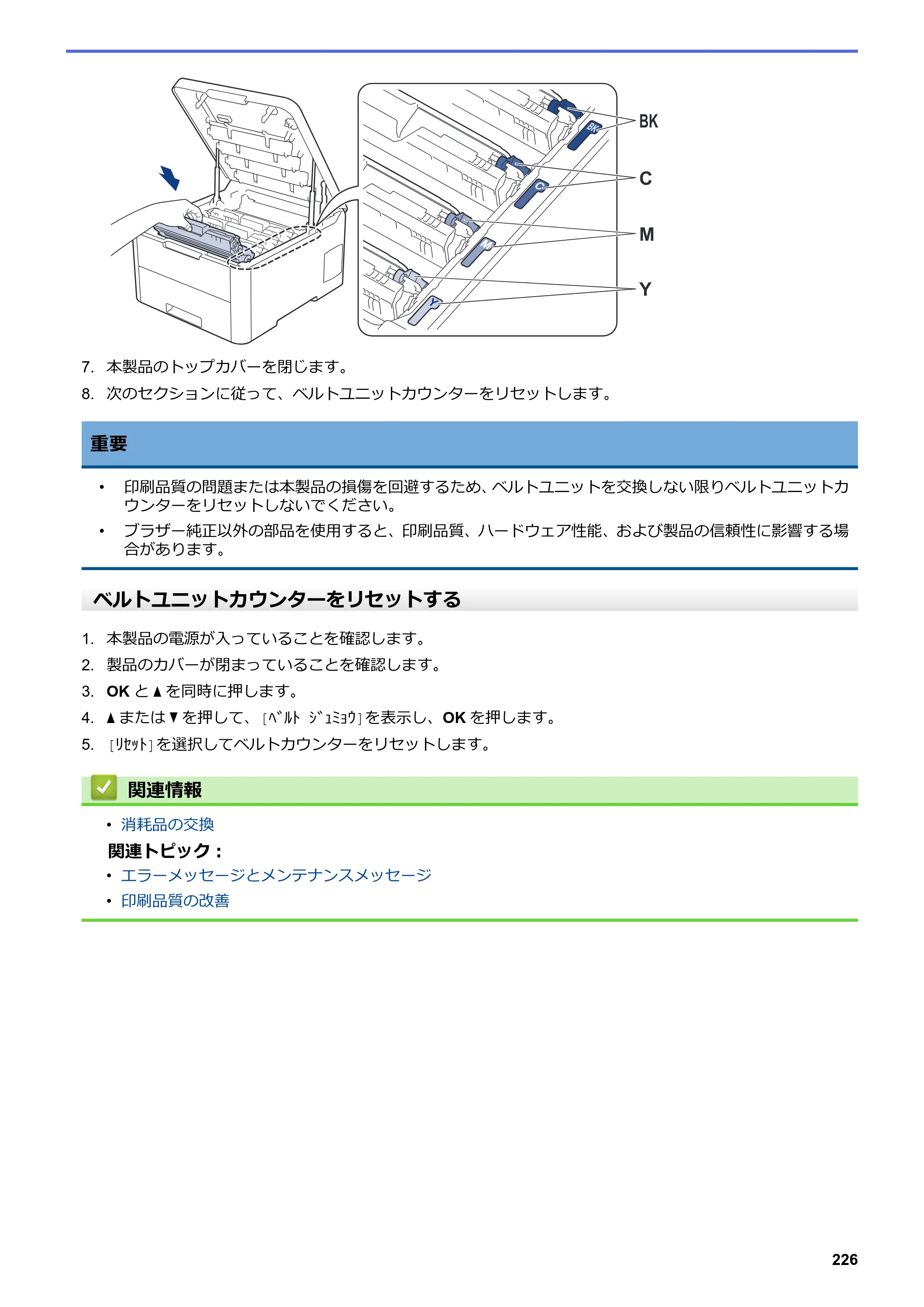 ブラザー HL-L3230CDW オンラインユーザーズガイド — 原本ページ — 230ページ
