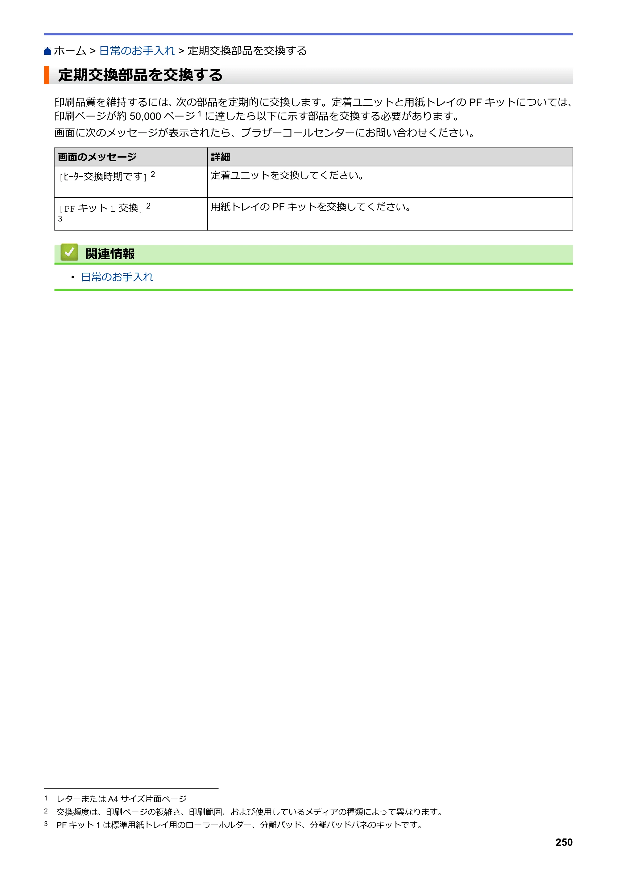 ブラザー HL-L3230CDW オンラインユーザーズガイド — 定期交換部品を交換する — 原本ページ — 254ページ