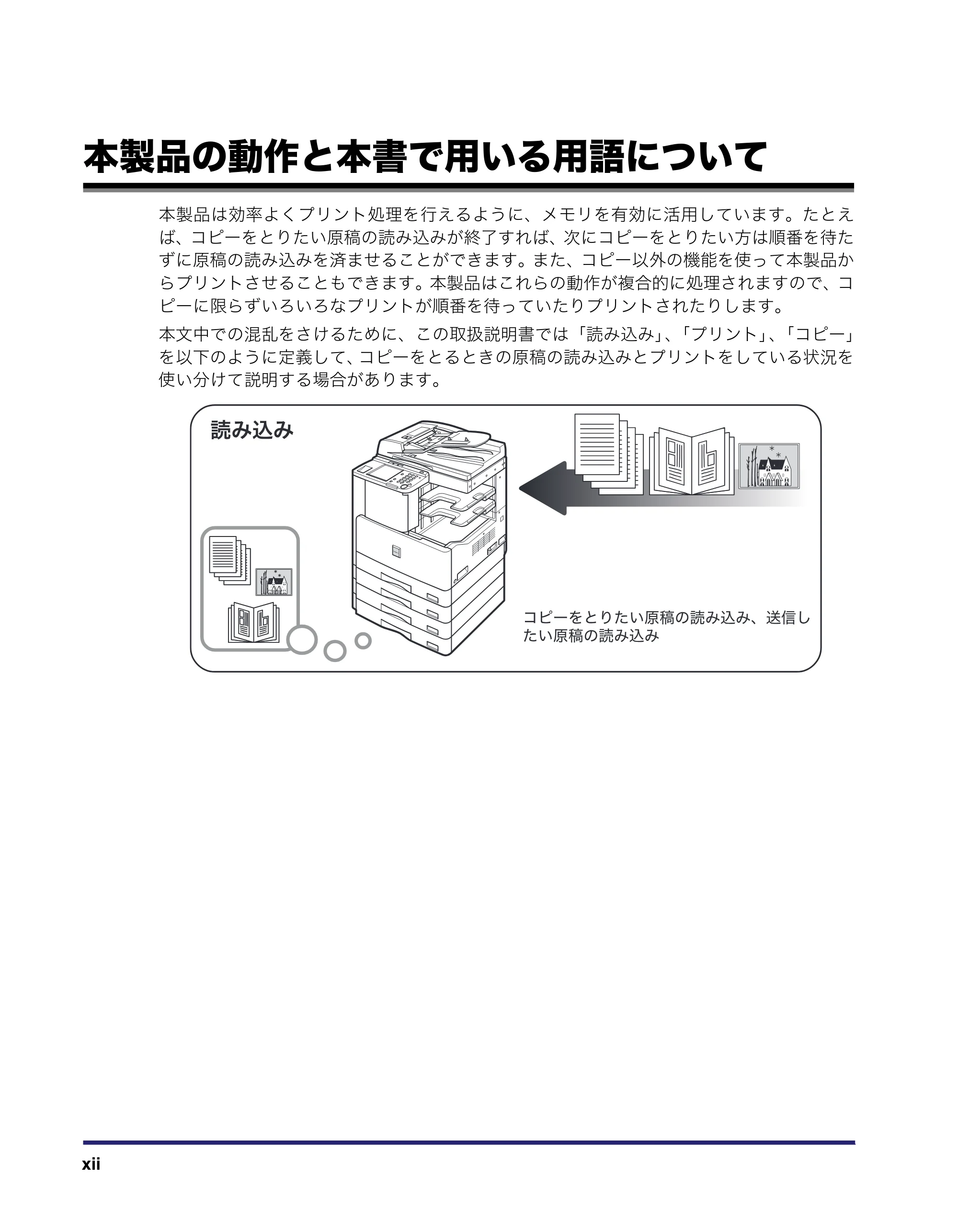 キヤノン MF7455N/MF7430 ユーザーズガイド 2010年10月12日更新 （PDF形式／22.59Mバイト） — 本製品の動作と本書で用いる用語について — 原本ページ — 14ページ