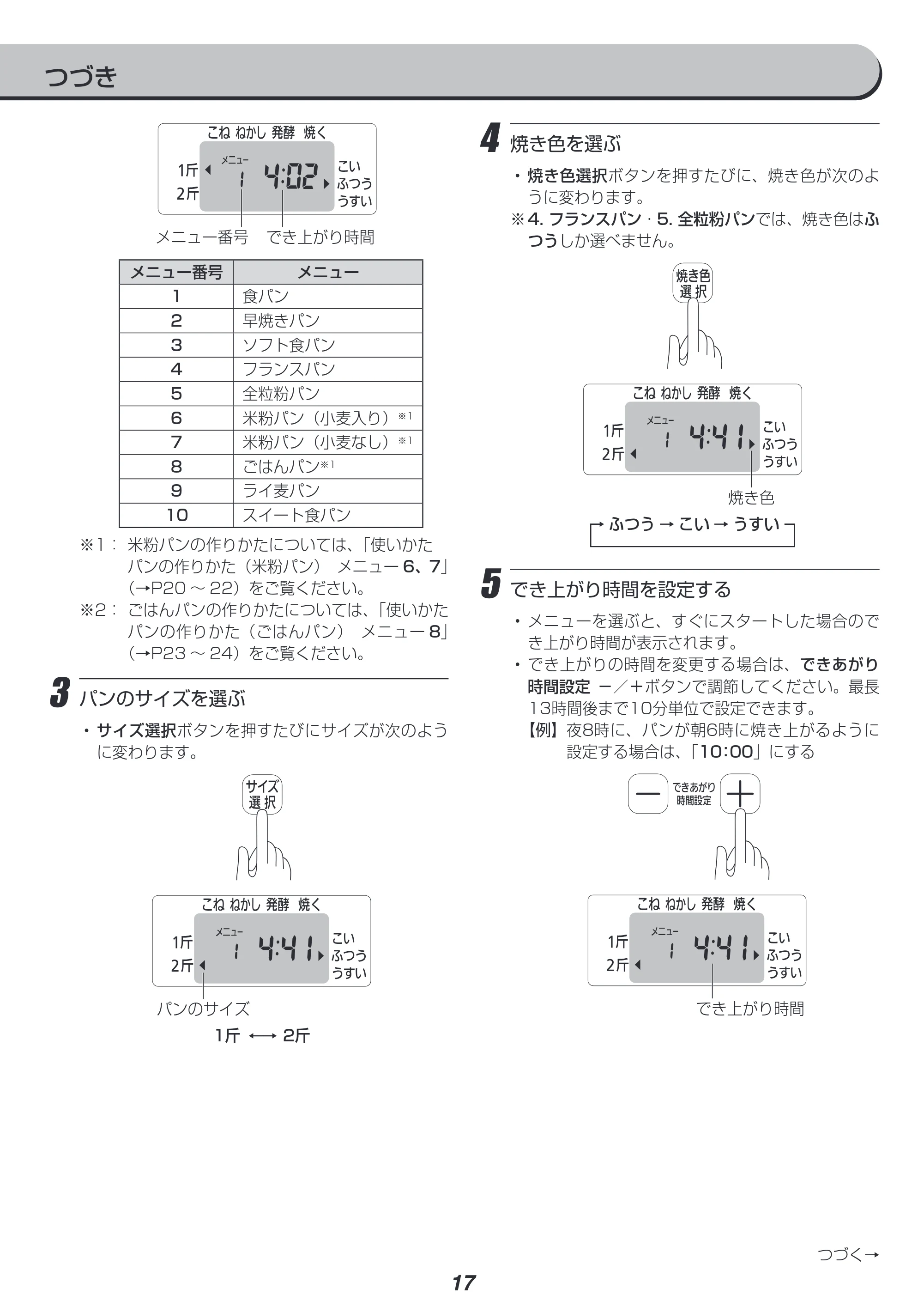 アイリスオーヤマ IBM-020 取扱説明書 — 原本ページ — 17ページ