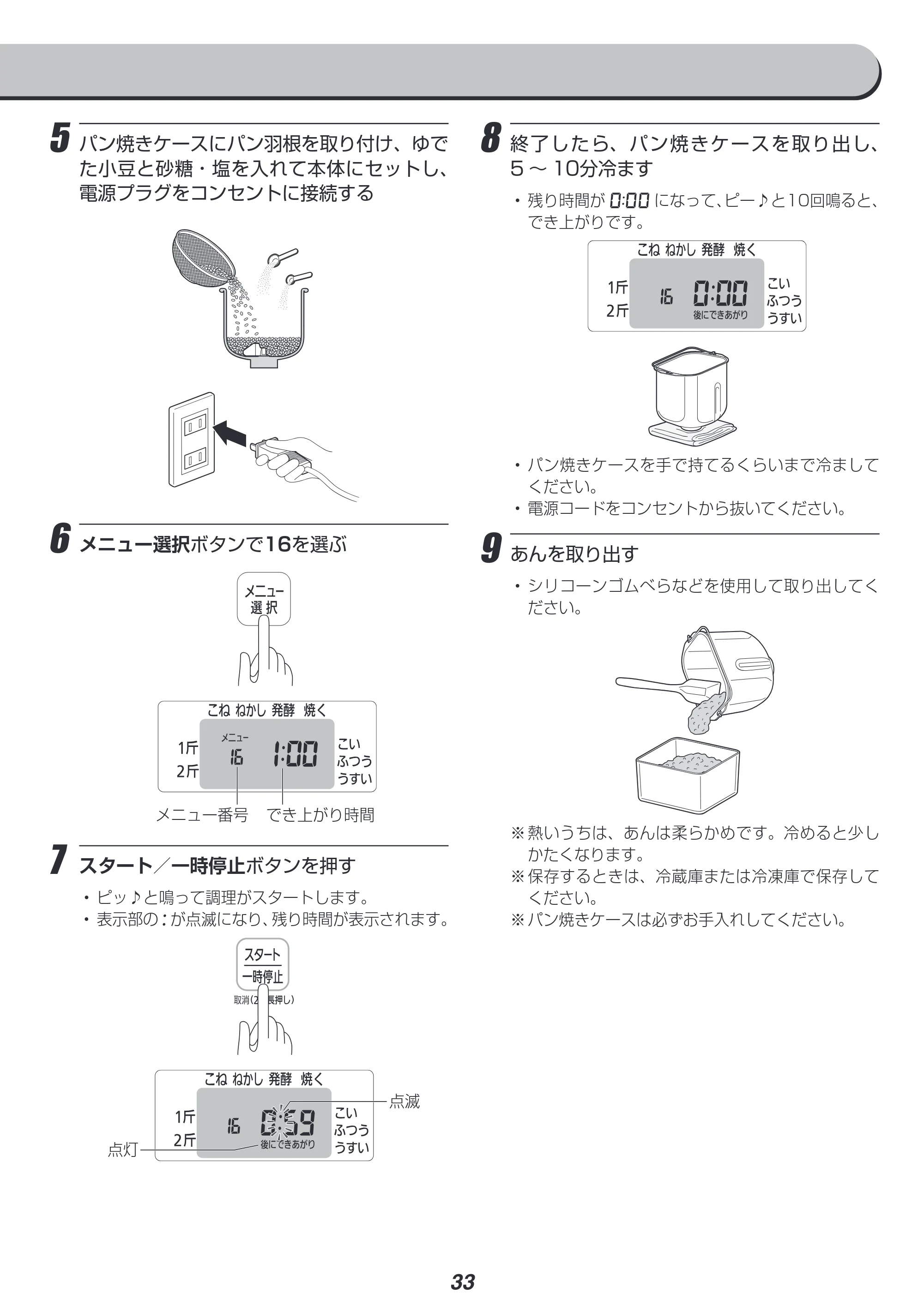 アイリスオーヤマ IBM-020 取扱説明書 — 原本ページ — 33ページ