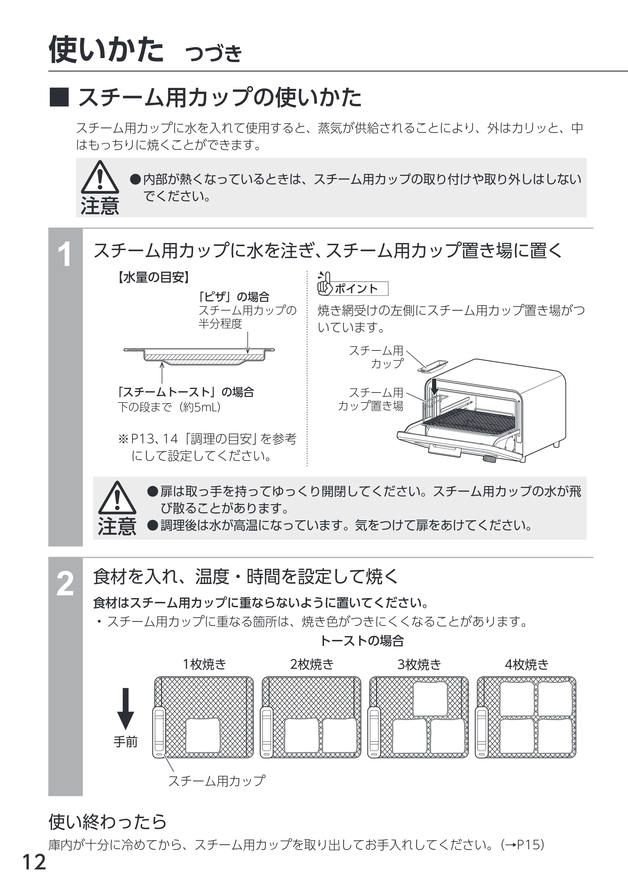 アイリスオーヤマ SOT-401 取扱説明書 — 原本ページ — 12ページ