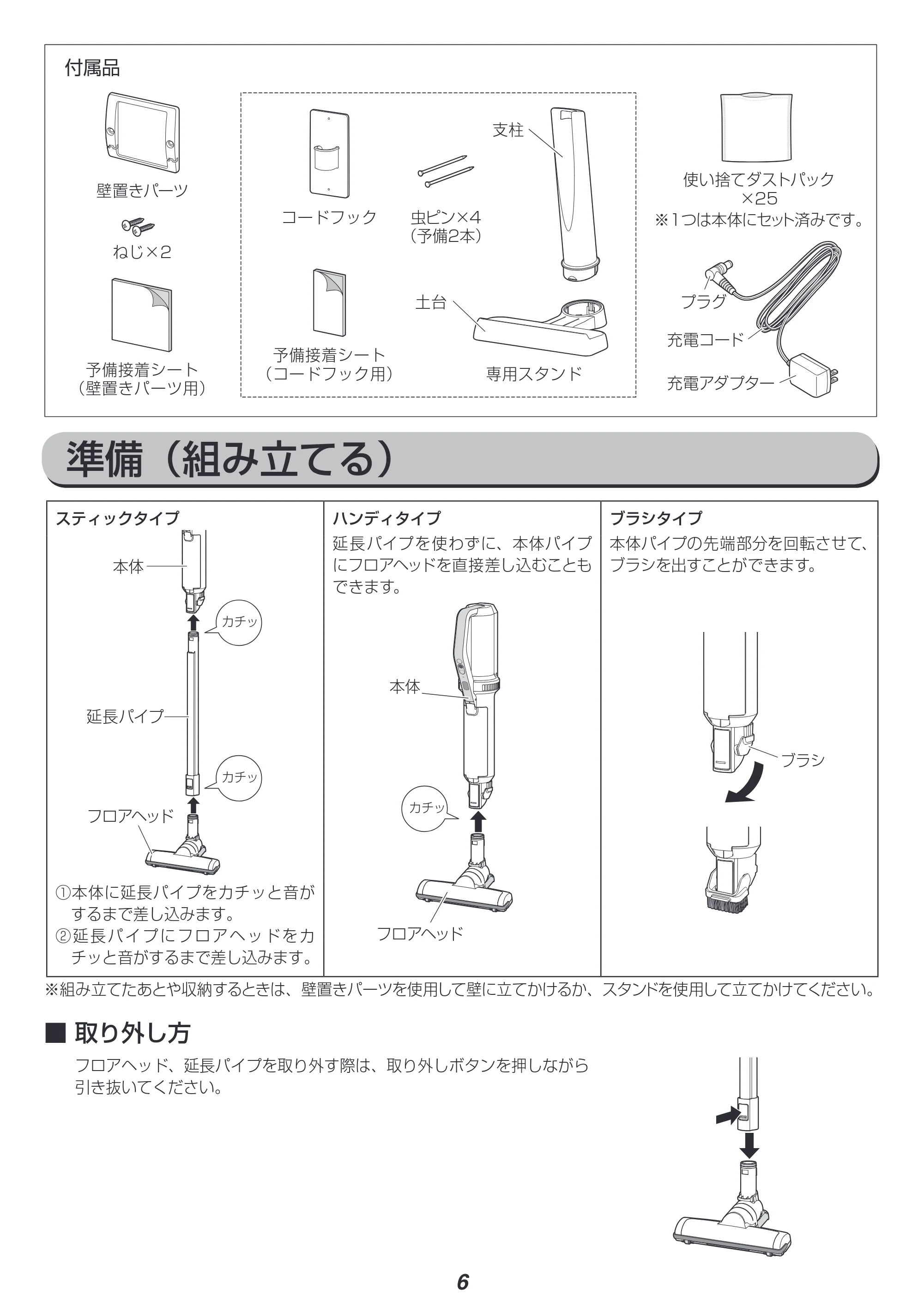 アイリスオーヤマ KIC-SLDC4 取扱説明書 — 原本ページ — 6ページ