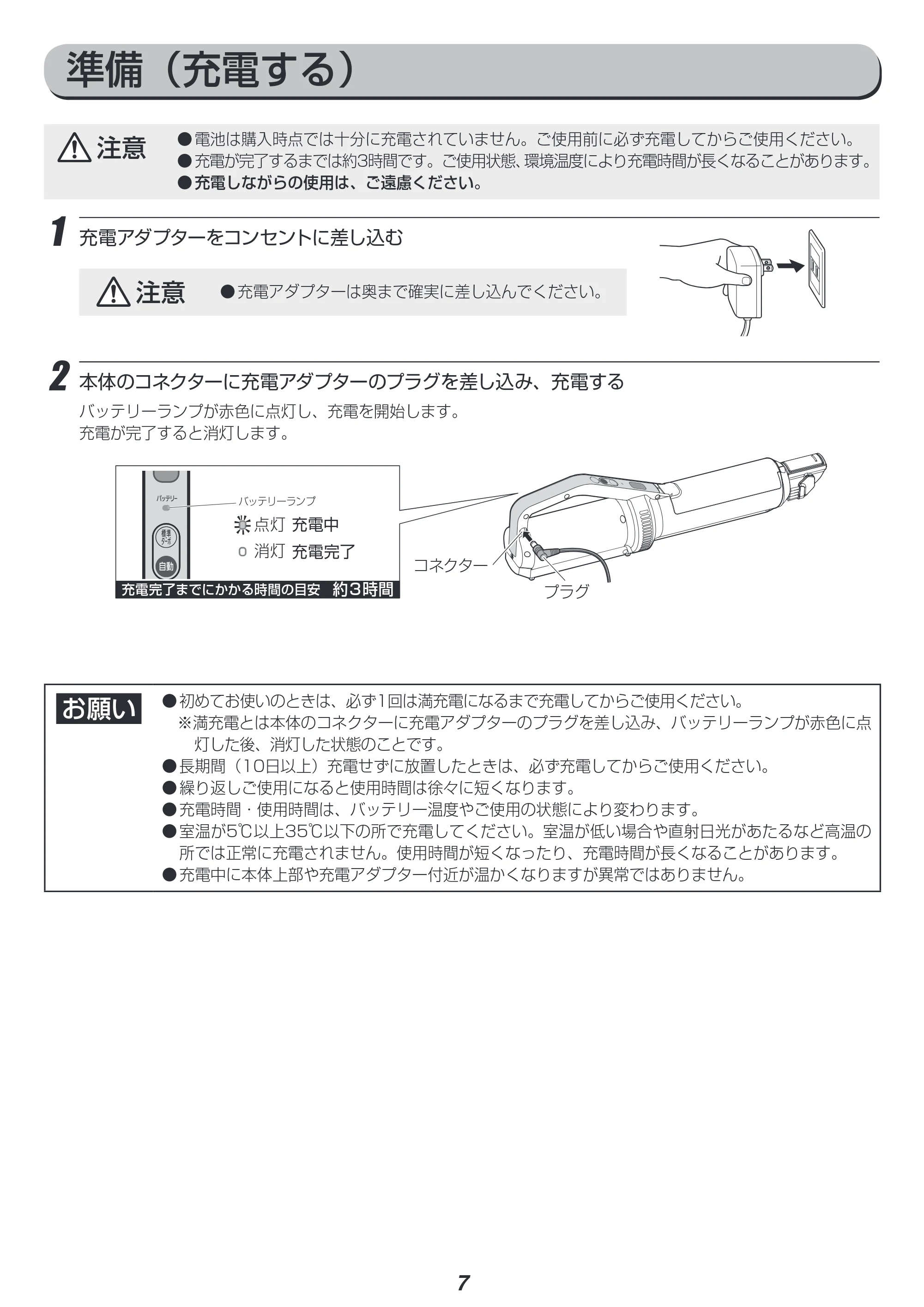 アイリスオーヤマ KIC-SLDC4 取扱説明書 — 原本ページ — 7ページ