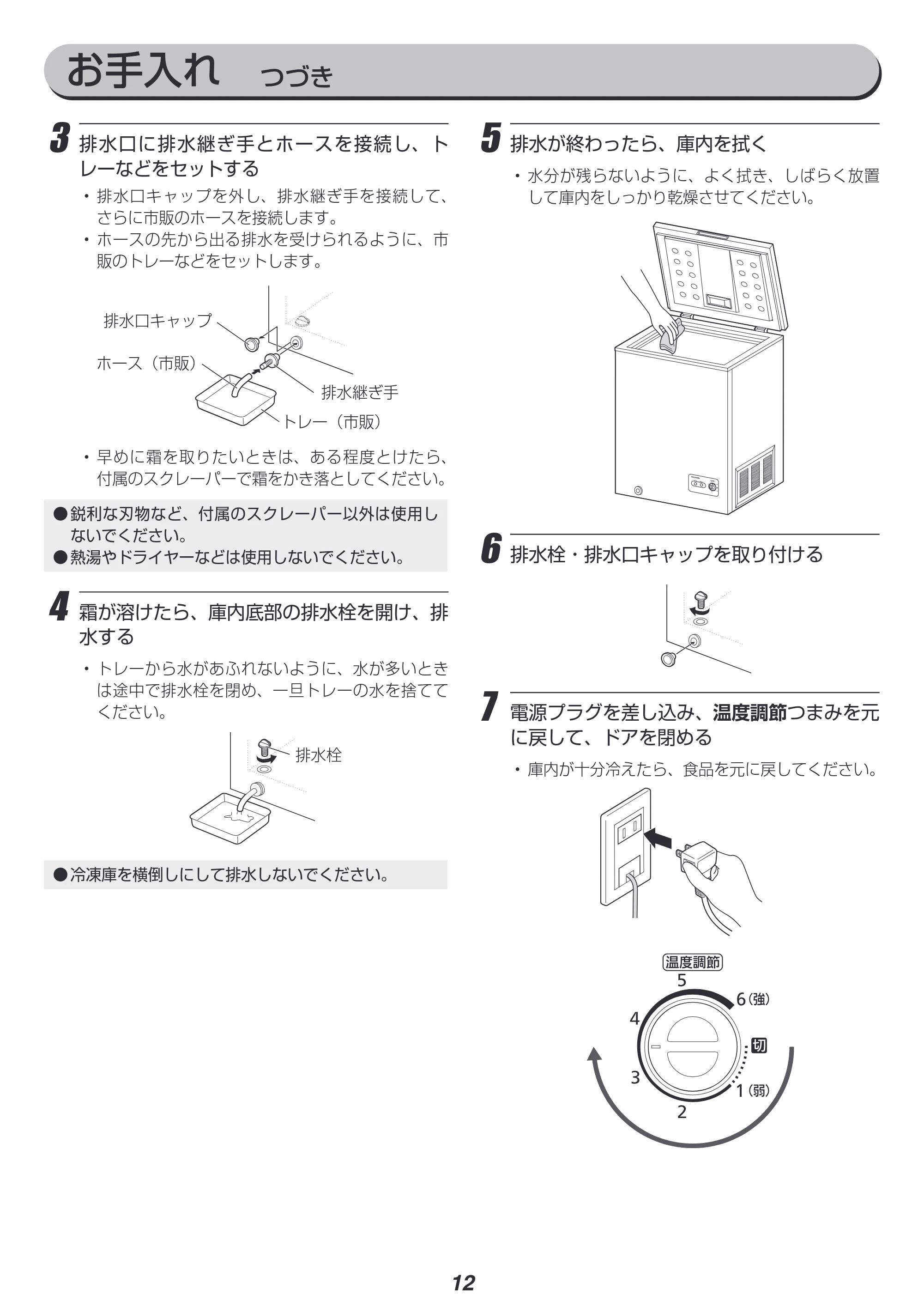 アイリスオーヤマ ICSD-10B 取扱説明書 — 原本ページ — 12ページ