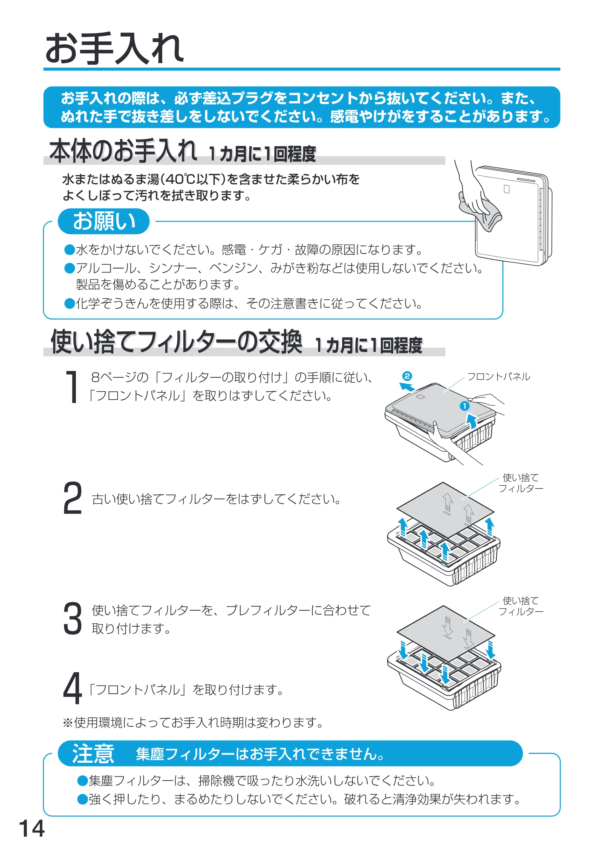 アイリスオーヤマ IA-401 取扱説明書 — 原本ページ — 14ページ