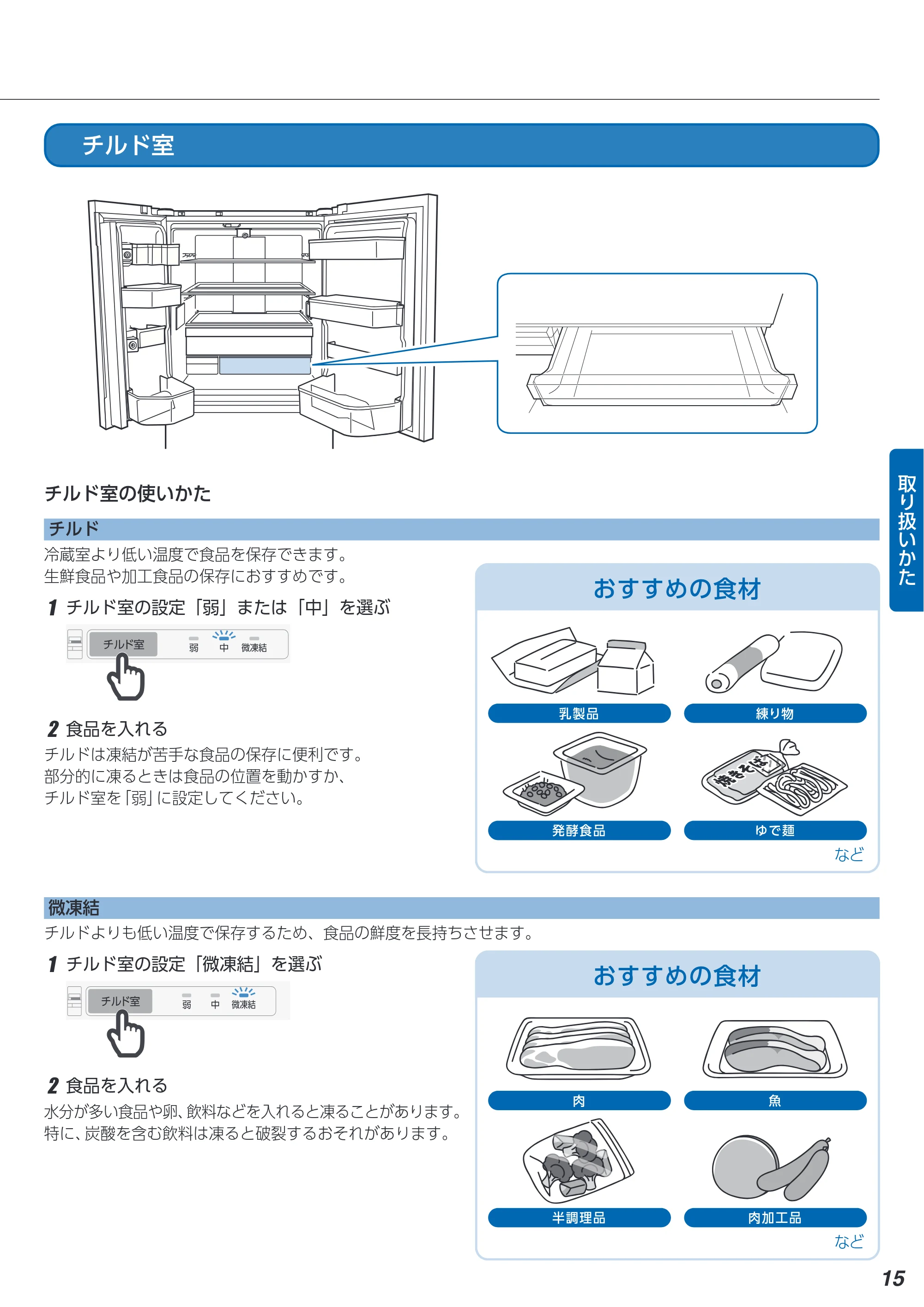 アイリスオーヤマ IRGN-C45A 取扱説明書 — 原本ページ — 15ページ