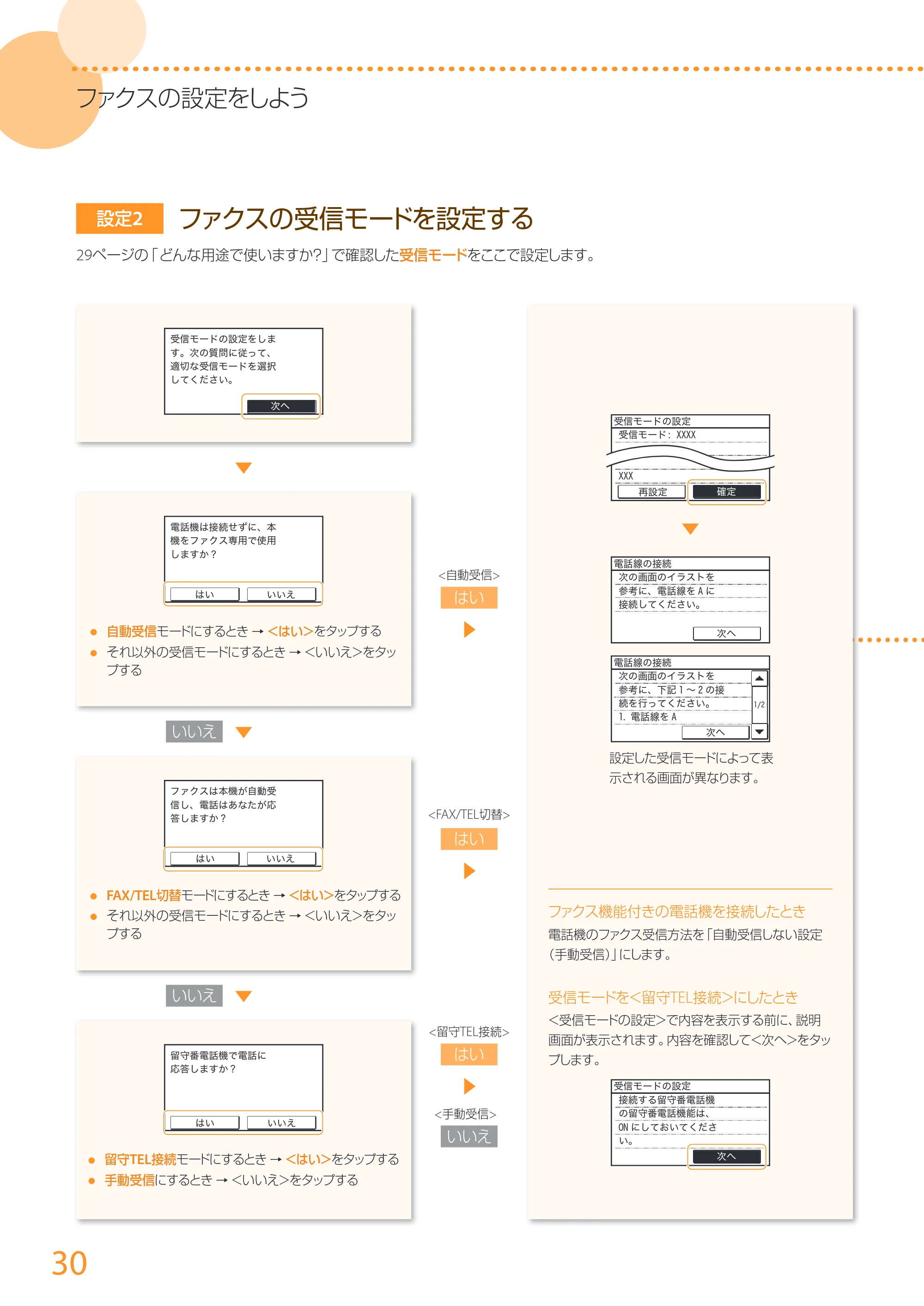 キヤノン MF229dw/MF226dn/MF216n かんたん設置ガイド 2014年8月28日更新(PDF:16.2MB) — 原本ページ — 30ページ