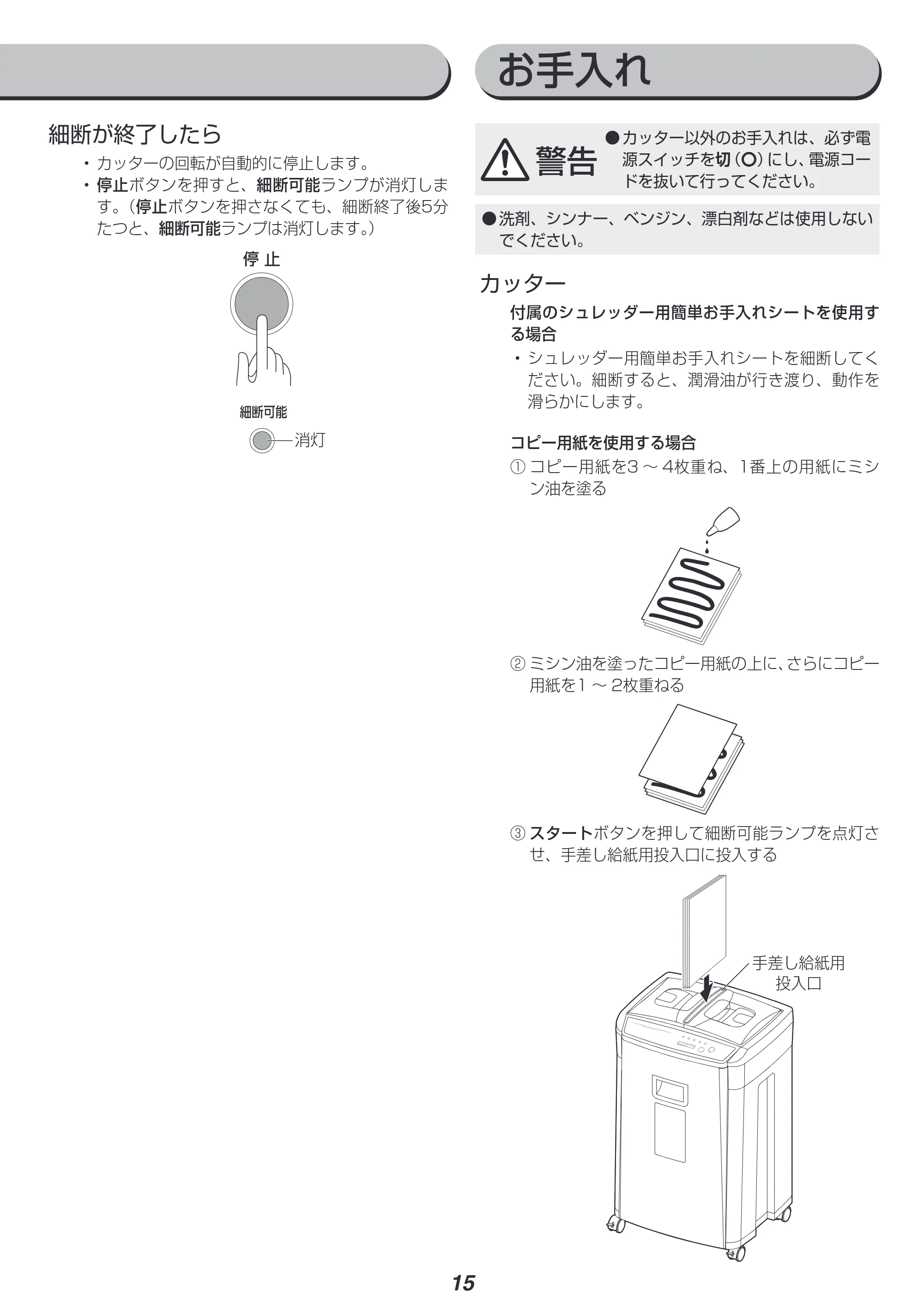 アイリスオーヤマ KTF160HM 取扱説明書 — 原本ページ — 15ページ
