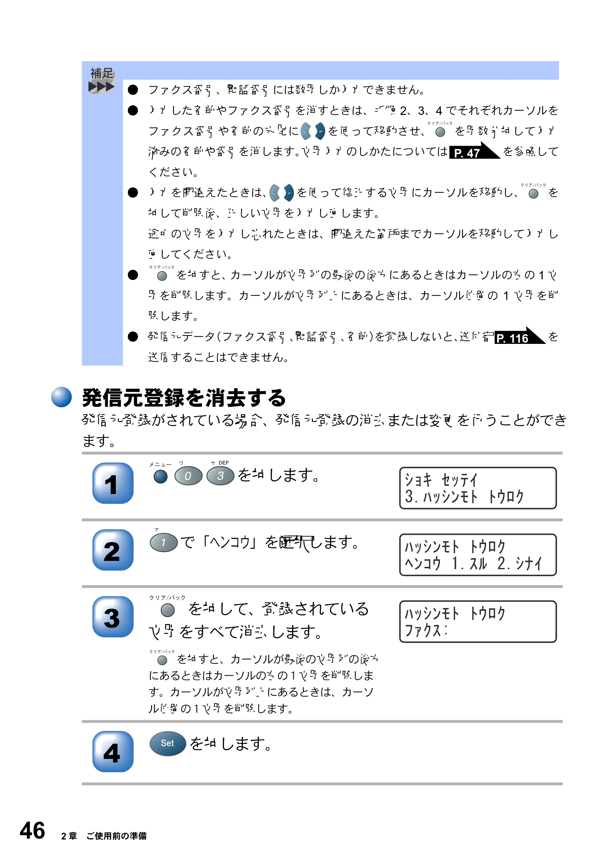 ブラザー MFC-8210J 取扱説明書（本体） — 原本ページ — 46ページ