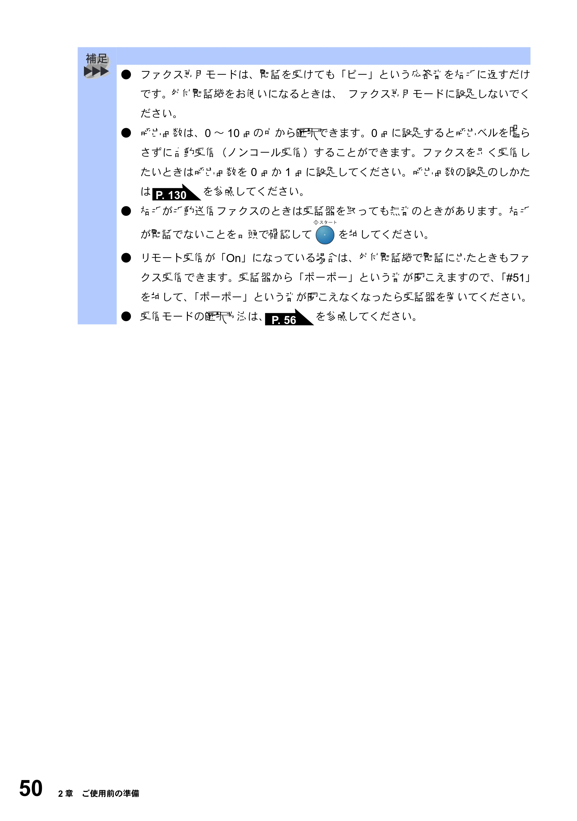 ブラザー MFC-8210J 取扱説明書（本体） — 原本ページ — 50ページ