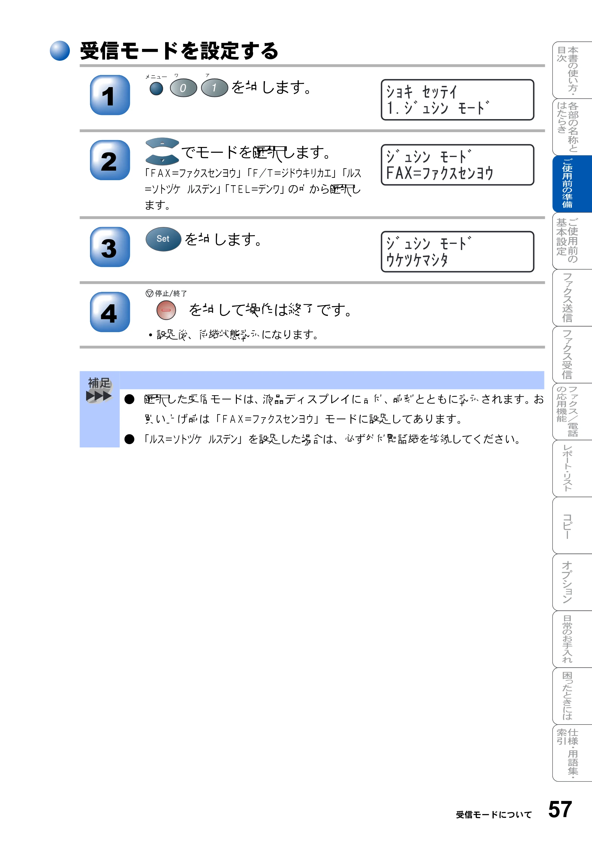 ブラザー MFC-8210J 取扱説明書（本体） — 原本ページ — 57ページ
